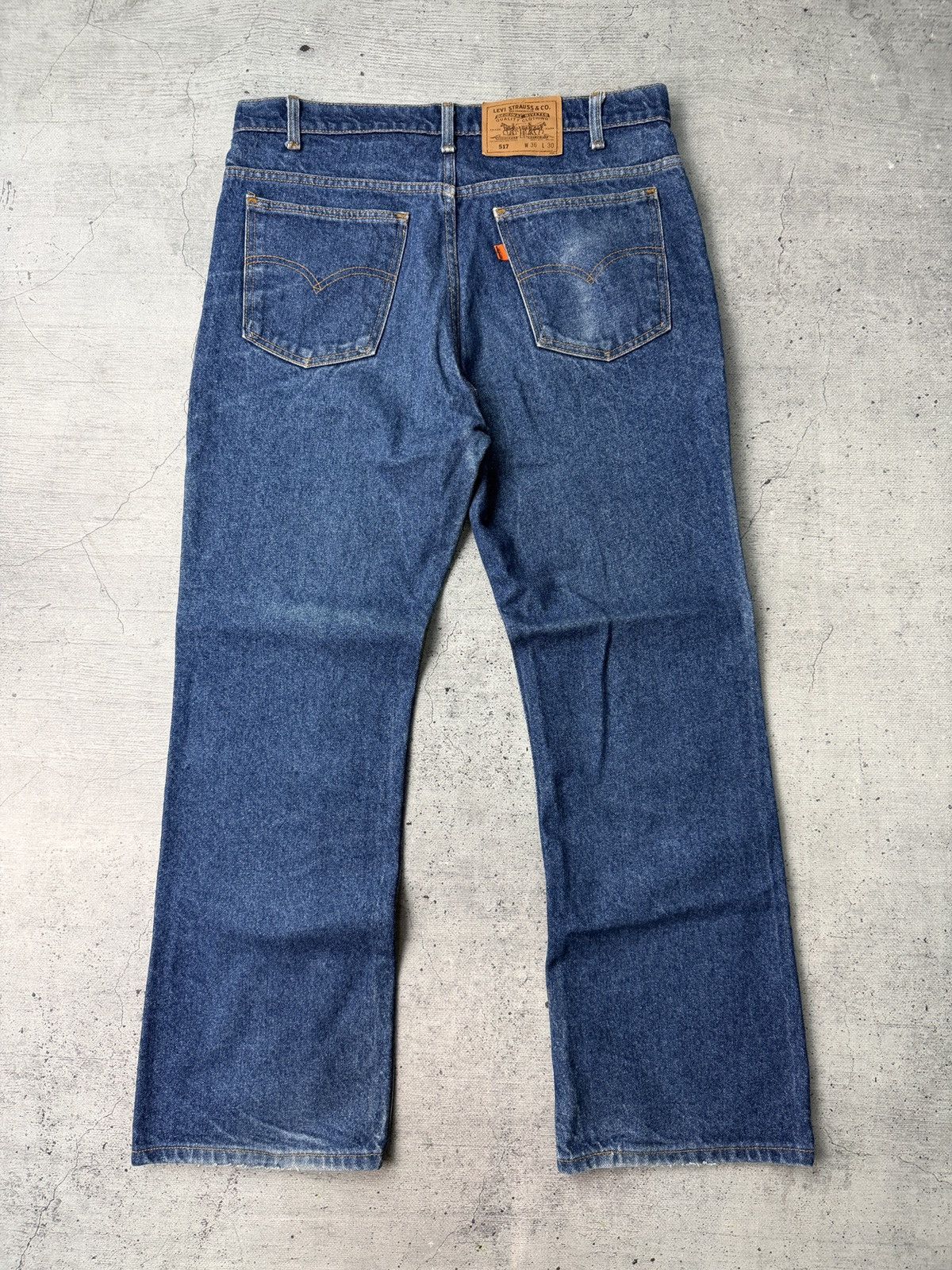 Levi's Jeans 80s Vintage Levi's 517 Light Wash Flared Jeans Size US 36 / EU 52 - 1 Thumbnail