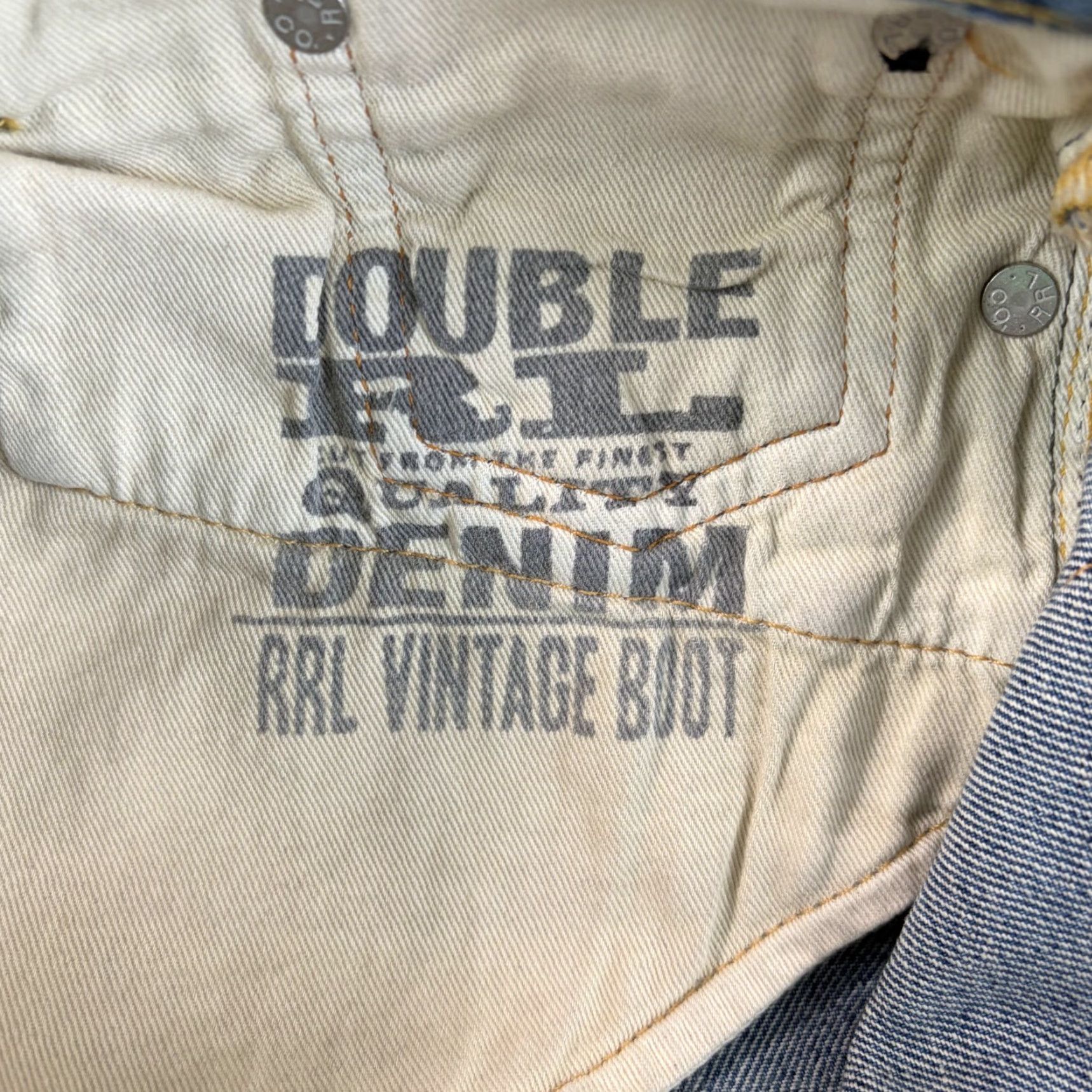Vintage VINTAGE RRL Double-RL Cut-Off Jean Shorts Women 27 29 Blue Denim 80s 90s Embroidered Logo Boyfriend Short Pants Size 27" / US 4 / IT 40 - 5 Thumbnail
