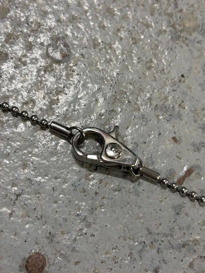 Dolce & Gabbana 2000s Dolce & Gabbana Pave Crystal Dog Tag Necklace Size ONE SIZE - 4 Thumbnail