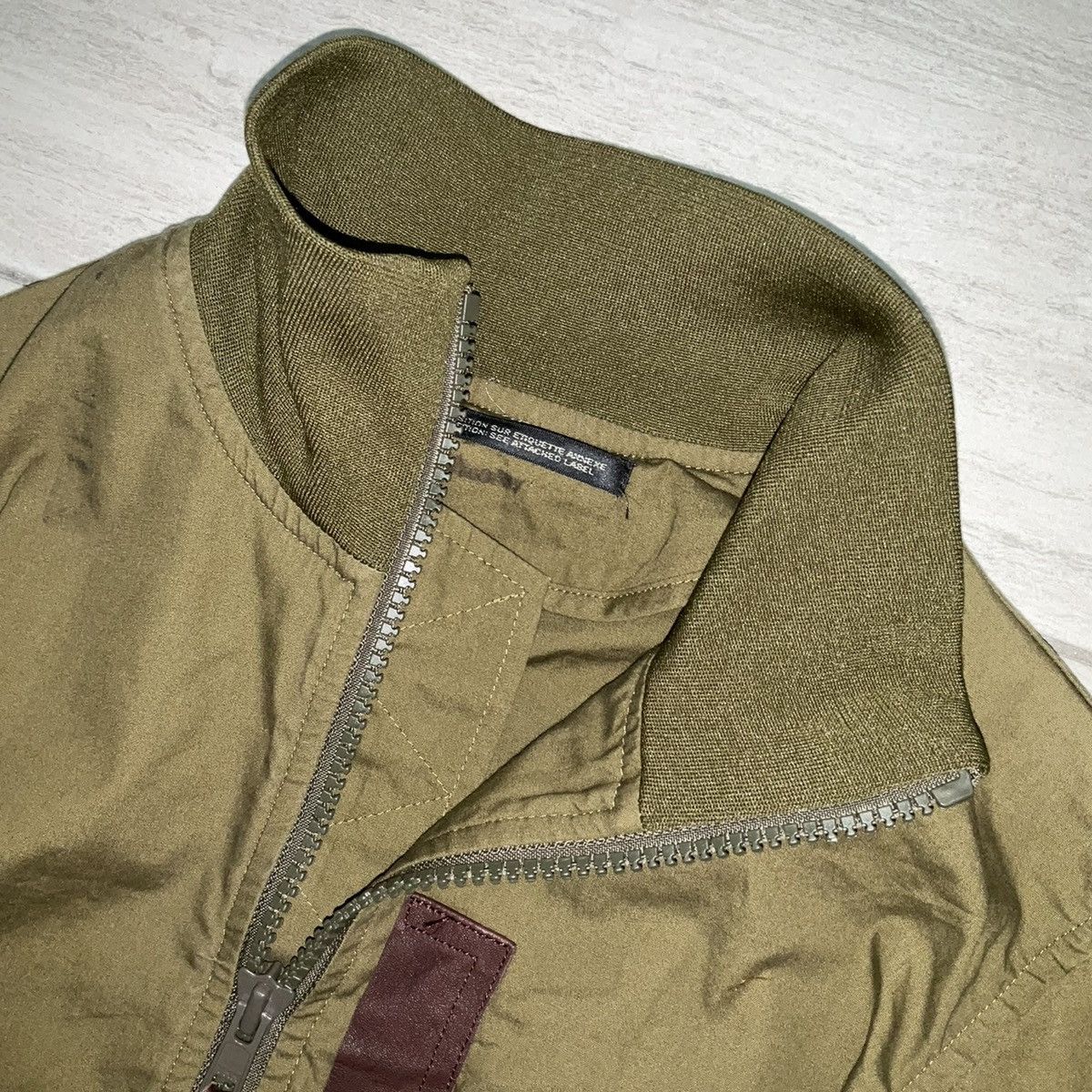 Yohji Yamamoto YOHJI Yamamoto Regulation Cotton Bomber Size S / US 4 / IT 40 - 3 Thumbnail