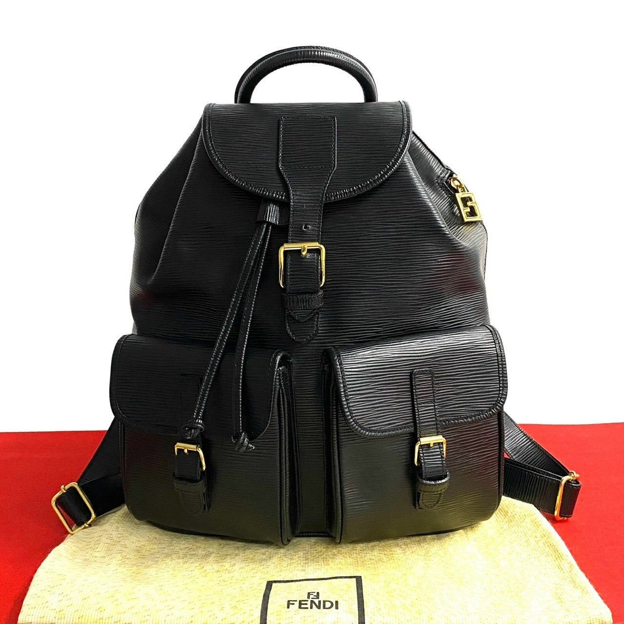 Fendi Fendi Backpack Black Leather Size ONE SIZE - 1 Thumbnail