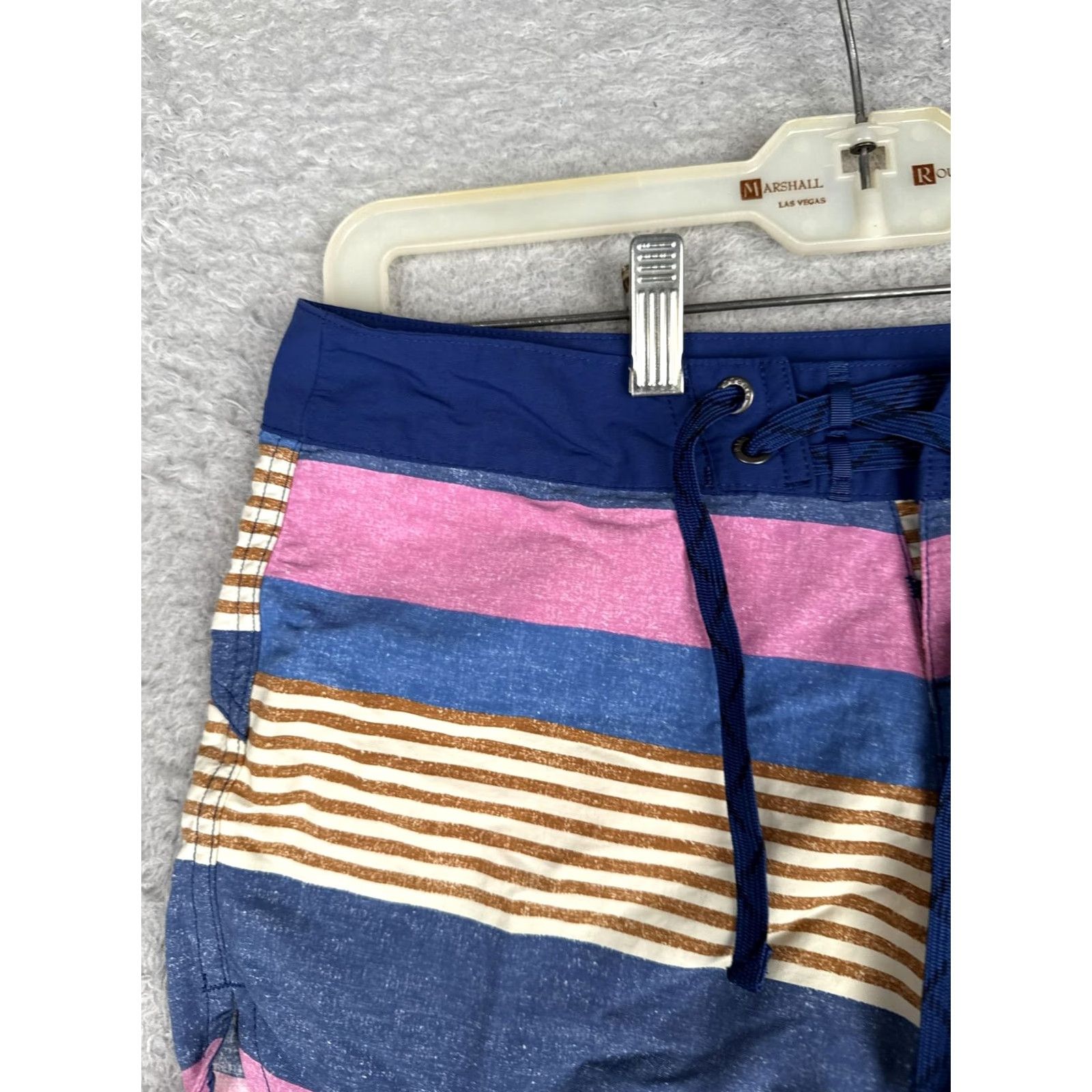 Patagonia Patagonia Skimmer Shorts Womens 2 Pink Blue Striped Board Swim Beach Quick Dry Size 26" / US 2 / IT 38 - 4 Thumbnail