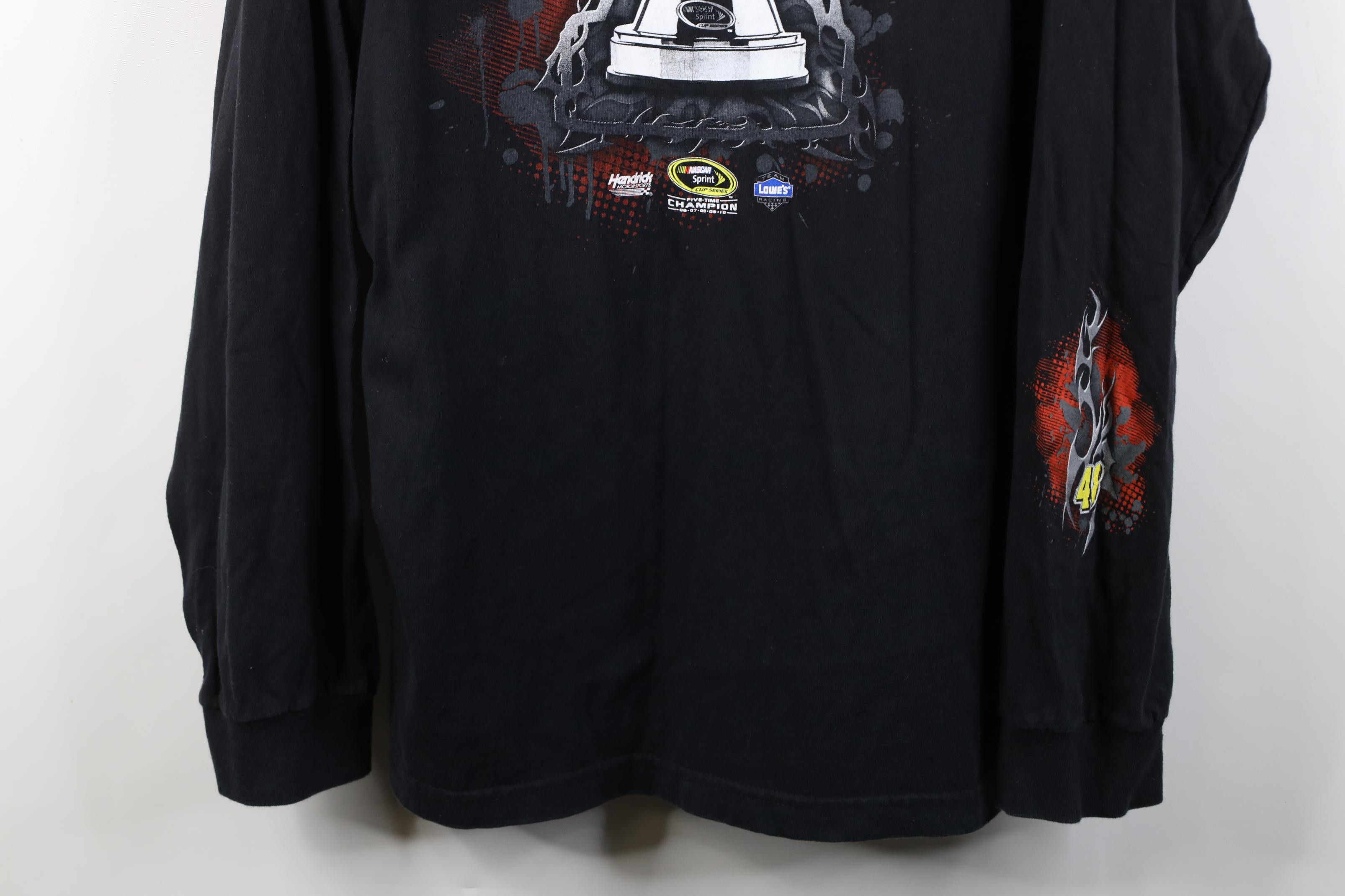 Vintage Vintage Y2K NASCAR Champ Jimmie Johnson Long Sleeve T-Shirt Size US XXL / EU 58 / 5 - 3 Thumbnail