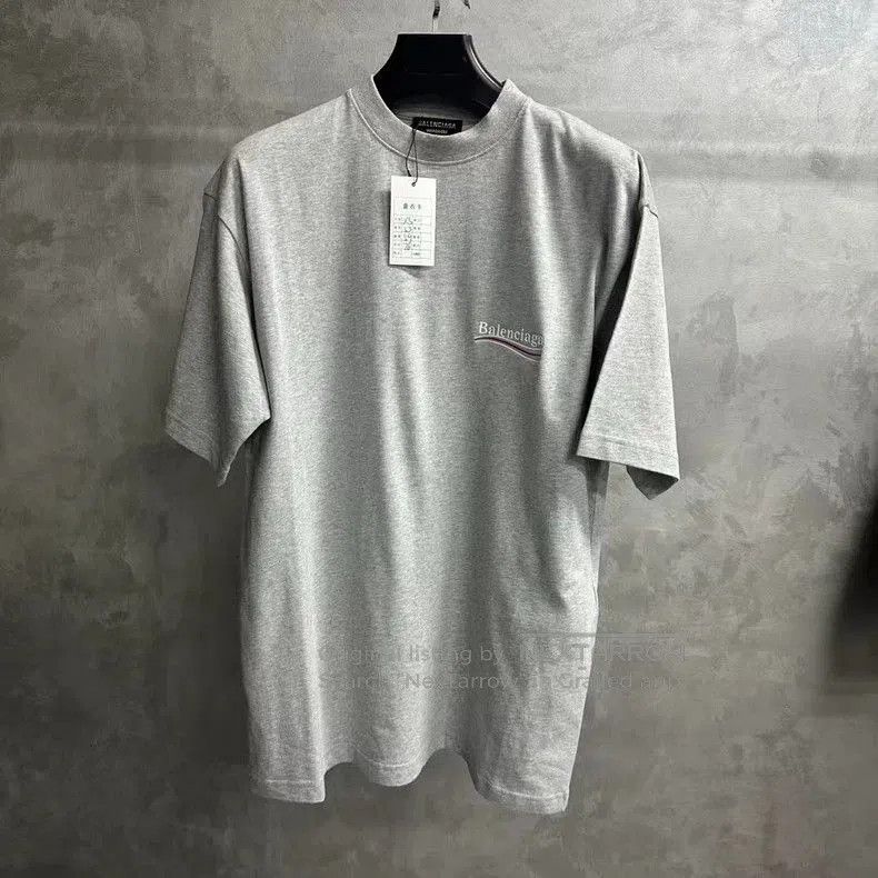 Balenciaga Balenciaga Gray Cola Oversized Short Sleeve T-shirt. Size US XS / EU 42 / 0 - 1 Thumbnail
