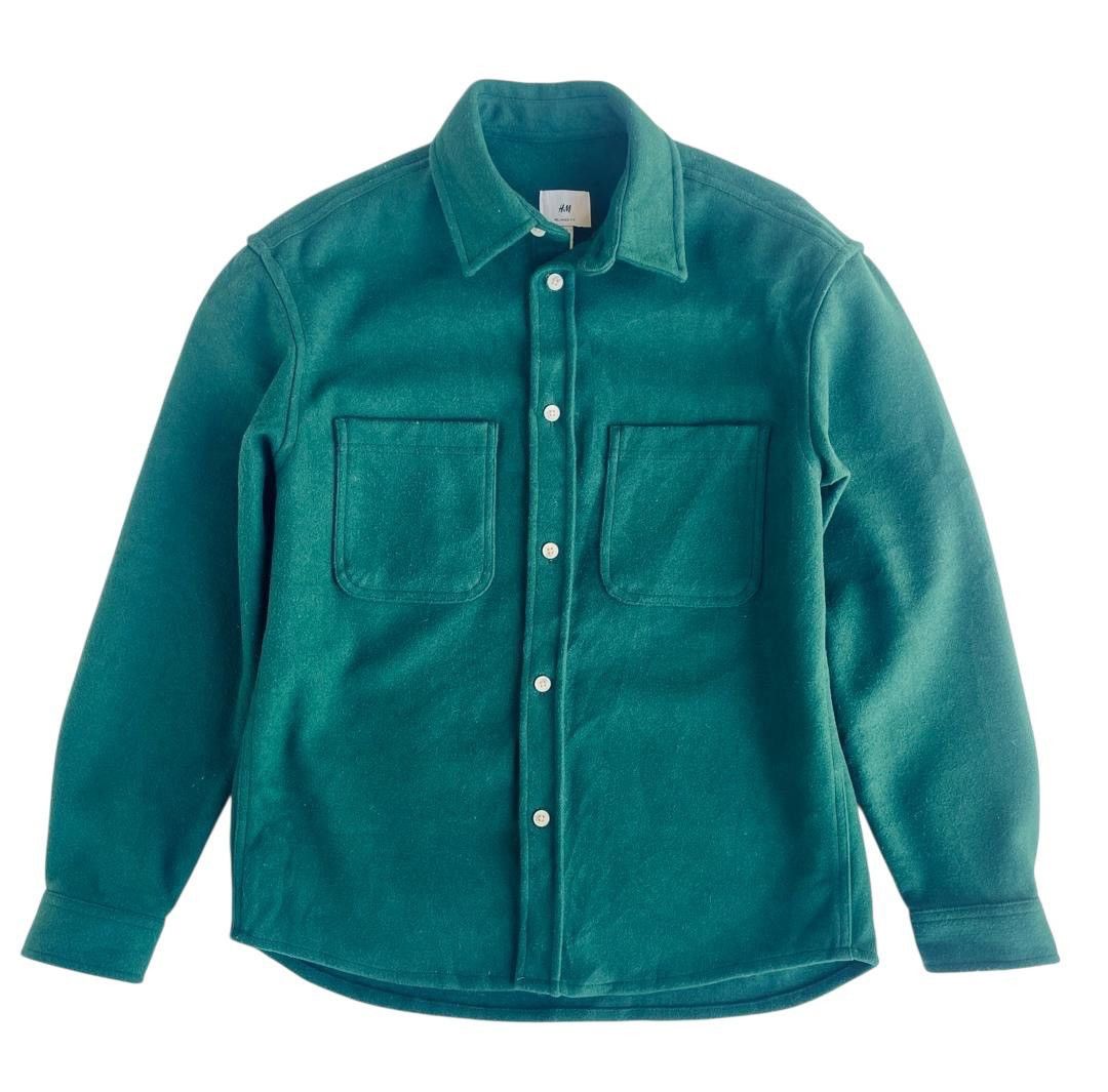 H&M H&M Fit overshirt Dark Green Size US S / EU 44-46 / 1 - 1 Thumbnail