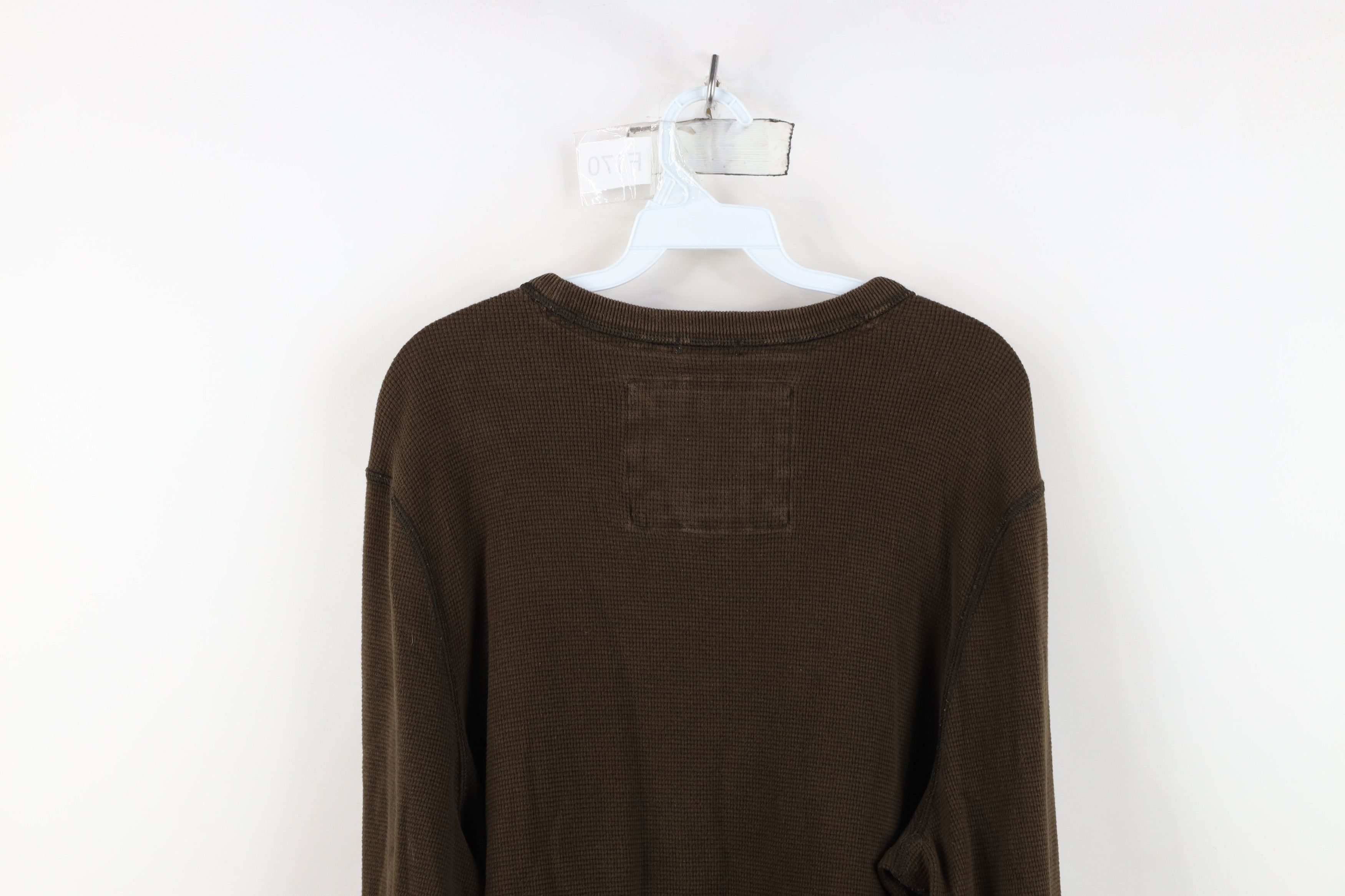 Abercrombie & Fitch Vintage Abercrombie & Fitch Waffle Knit Long Sleeve T-Shirt Size US XL / EU 56 / 4 - 13 Thumbnail