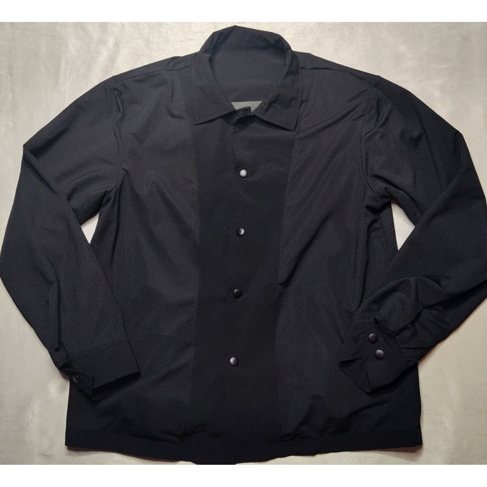 Vintage ROKIT Men Small Black Snap Button Reversible Courtside Jacket Size US S / EU 44-46 / 1 - 3 Thumbnail