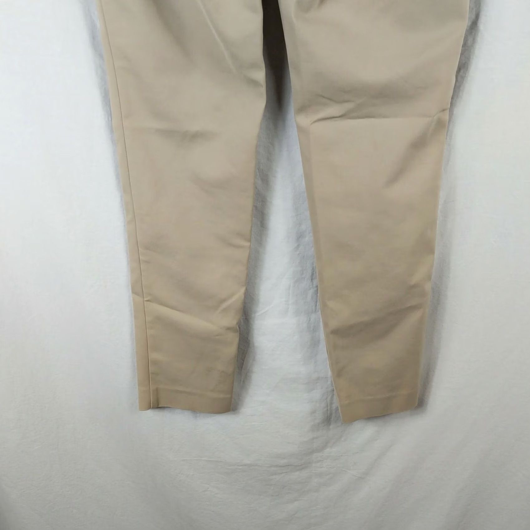 Ann Taylor Ann Taylor Pants Womens 4 Beige Dress Trim Career Business Modern Dress Pants Skinny Stretch Comfortable Regular Women Size 27" / US 4 / IT 40 - 6 Thumbnail