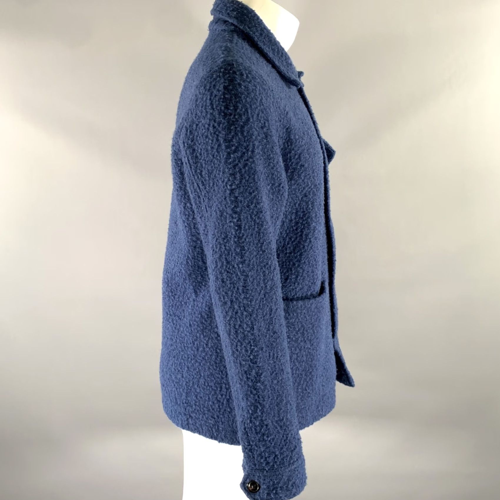 Todd Snyder TODD SNYDER Jacket Size M Blue Textured Wool Blend Size US M / EU 48-50 / 2 - 3 Thumbnail