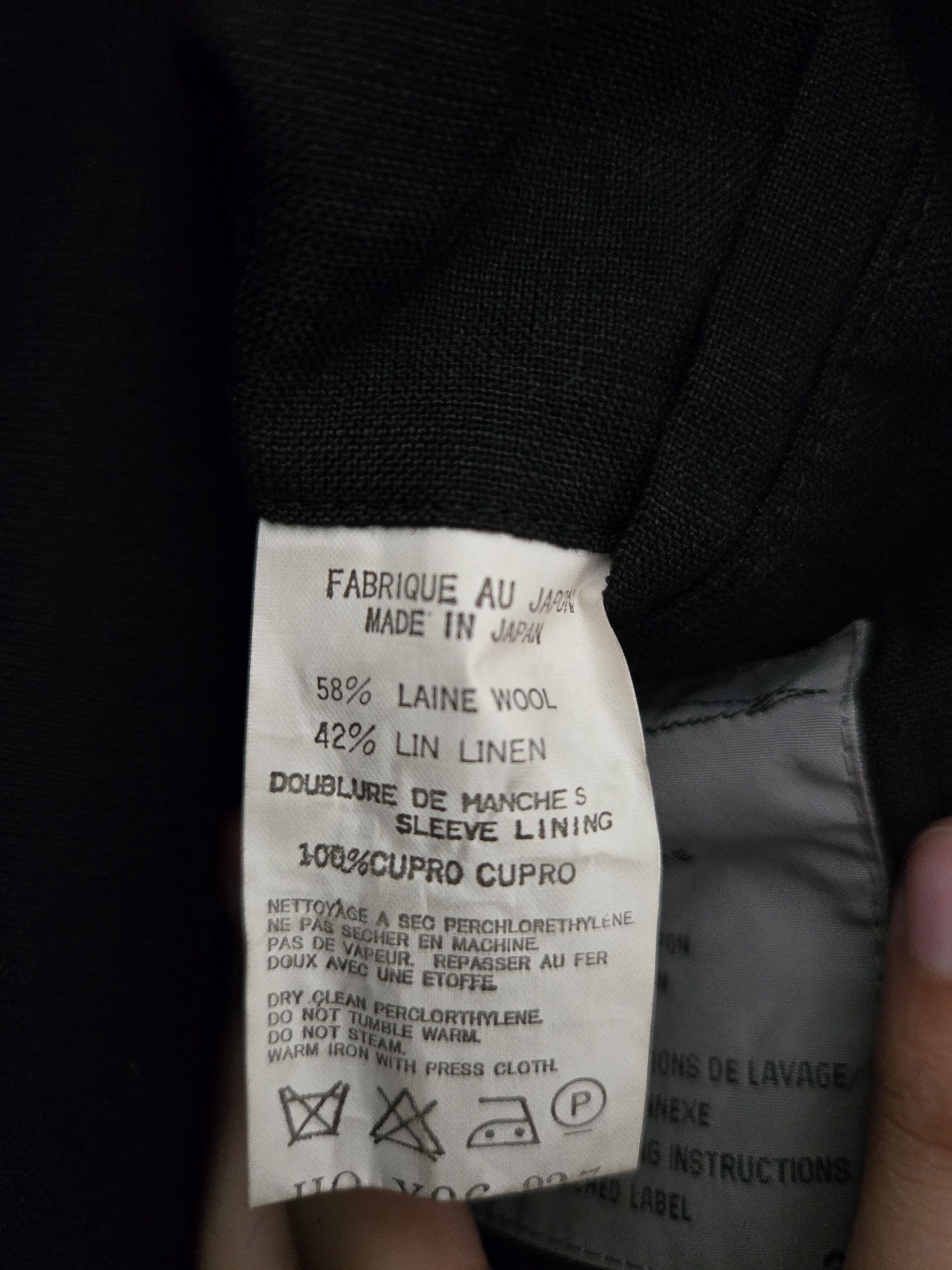 Yohji Yamamoto 03ss Yohji Yamamoto pour homme linen/wool jacket Size US L / EU 52-54 / 3 - 5 Thumbnail