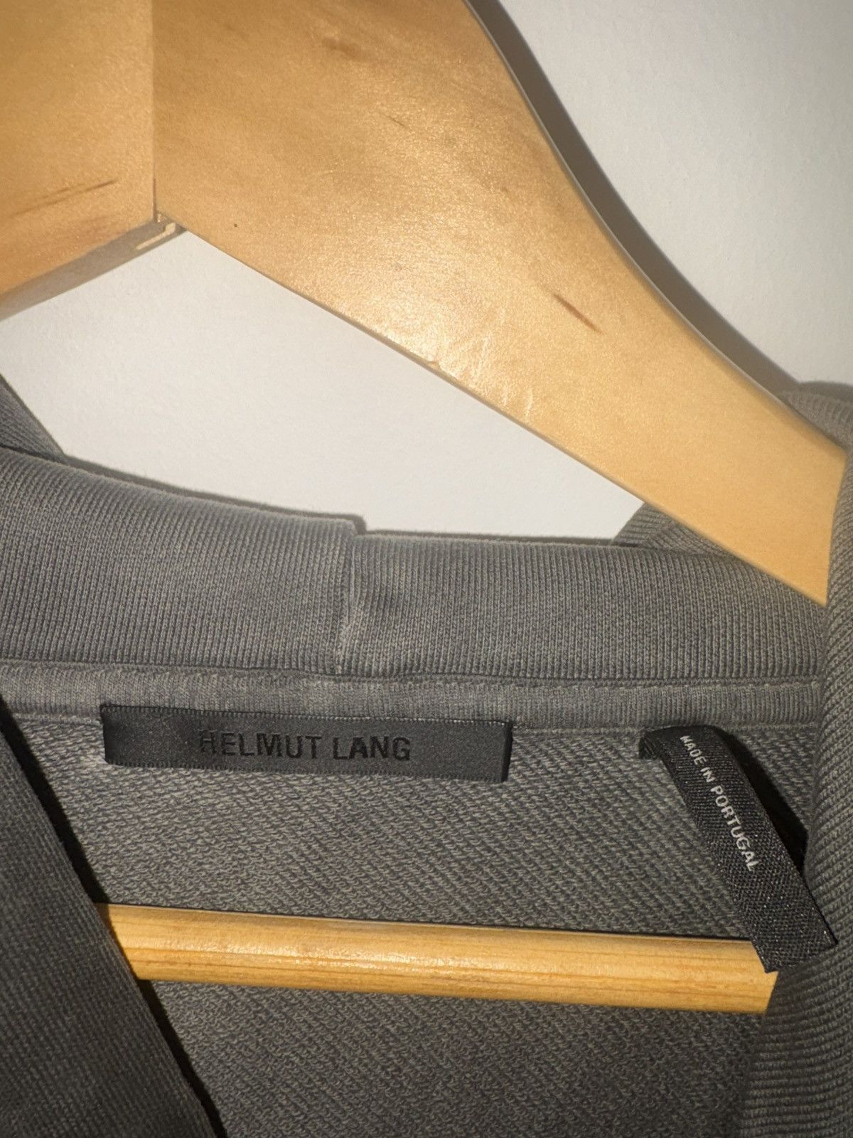 Helmut Lang Grey helmut lang hoodie Size US L / EU 52-54 / 3 - 7 Thumbnail