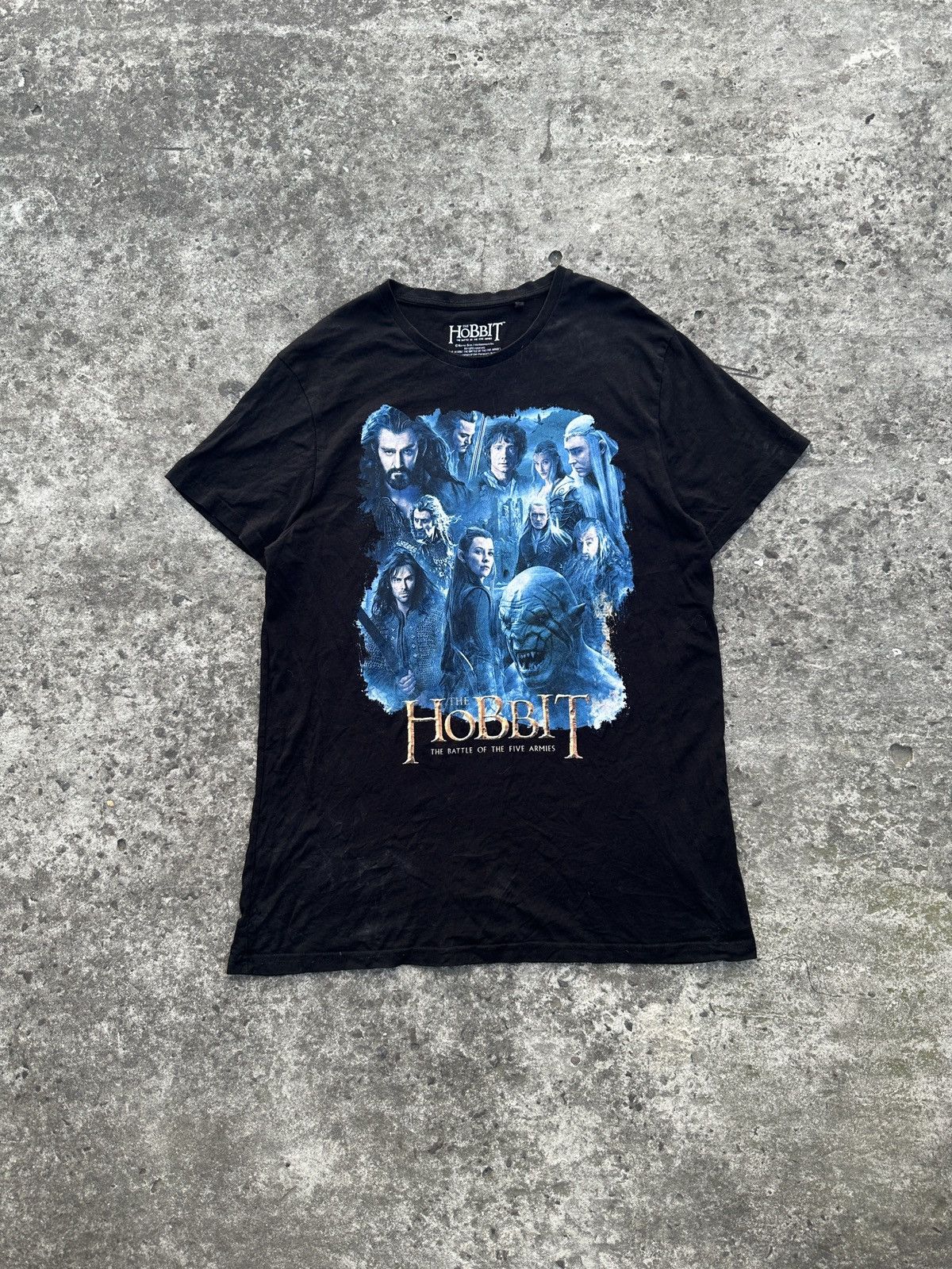 Designer Hobbit Logo T-shirt Movie Streetwear Art Rare L USA tee Size US L / EU 52-54 / 3 - 1 Thumbnail