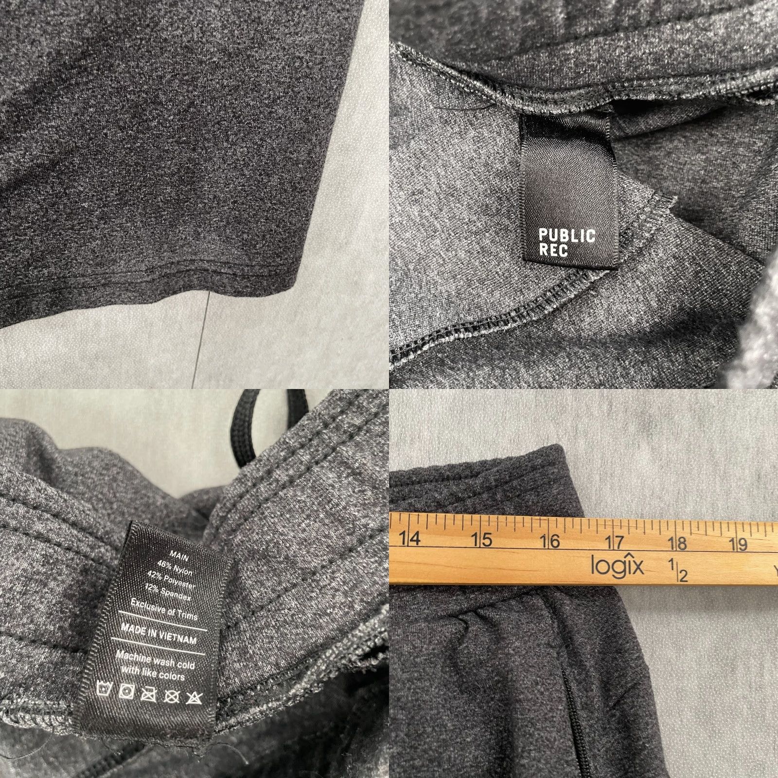 Vintage Public Rec Pants Adult 38 Blue Gray All Day Every Day Stretch Zip Pockets Mens Size US 38 / EU 54 - 8 Thumbnail