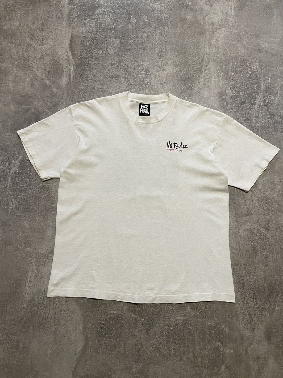 No Fear Vintage No Fear Made In USA T-Shirt Single Stitch 90s Size US XL / EU 56 / 4 - 2 Thumbnail