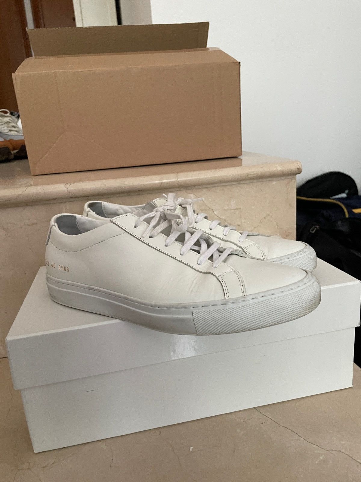 Common Projects Common Projects original achilles low white Size US 7 / EU 40 - 4 Thumbnail