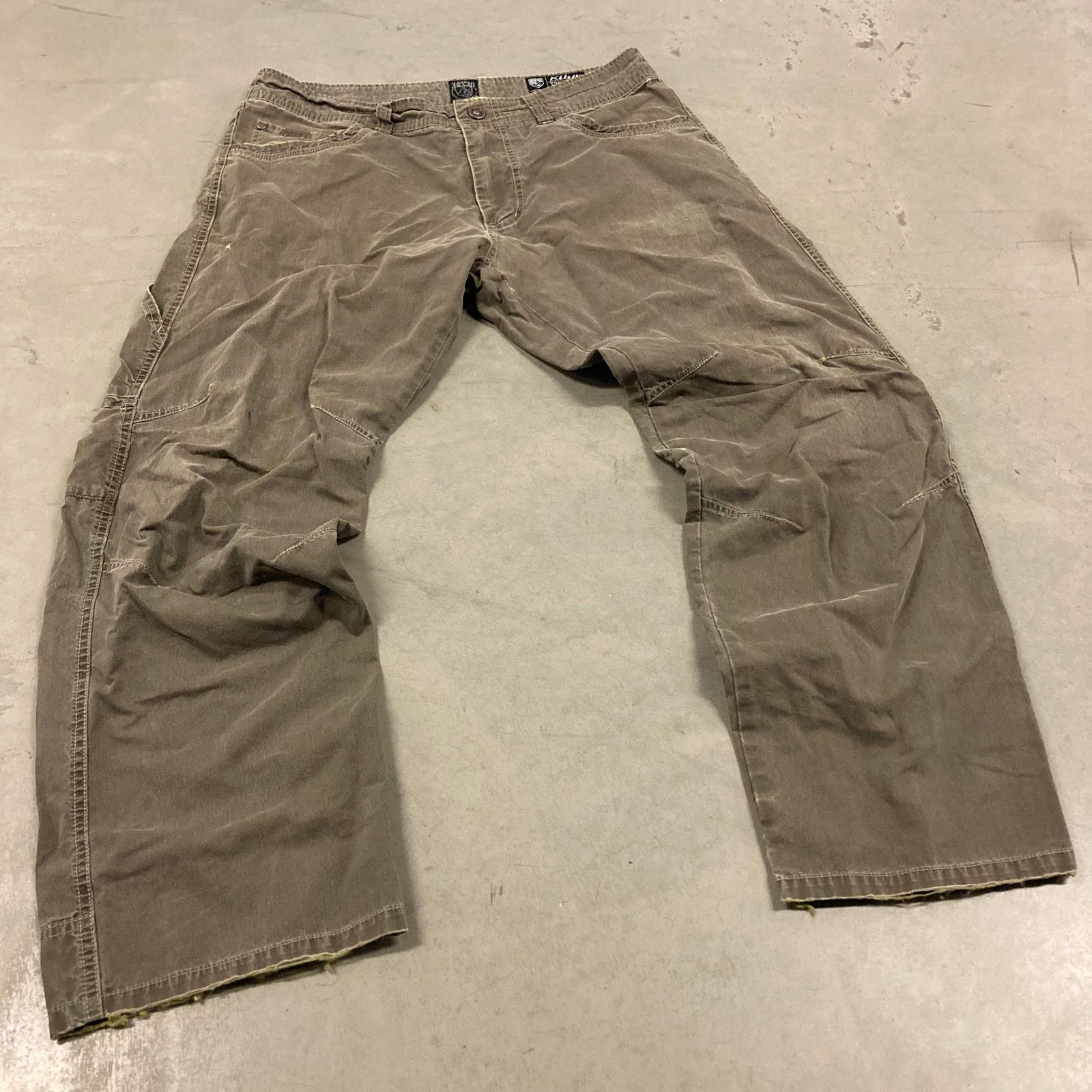 Kuhl × Vintage vintage baggy kuhl double knee cargo pants 34x30 Size US 34 / EU 50 - 1 Thumbnail