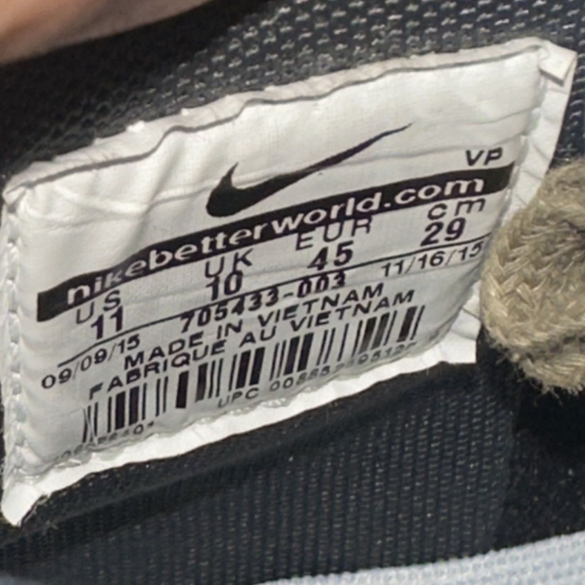 Nike Size 11 - Nike Dunk Comfort Premium Grey - 705433-003 Size US 11 / EU 44 - 6 Thumbnail