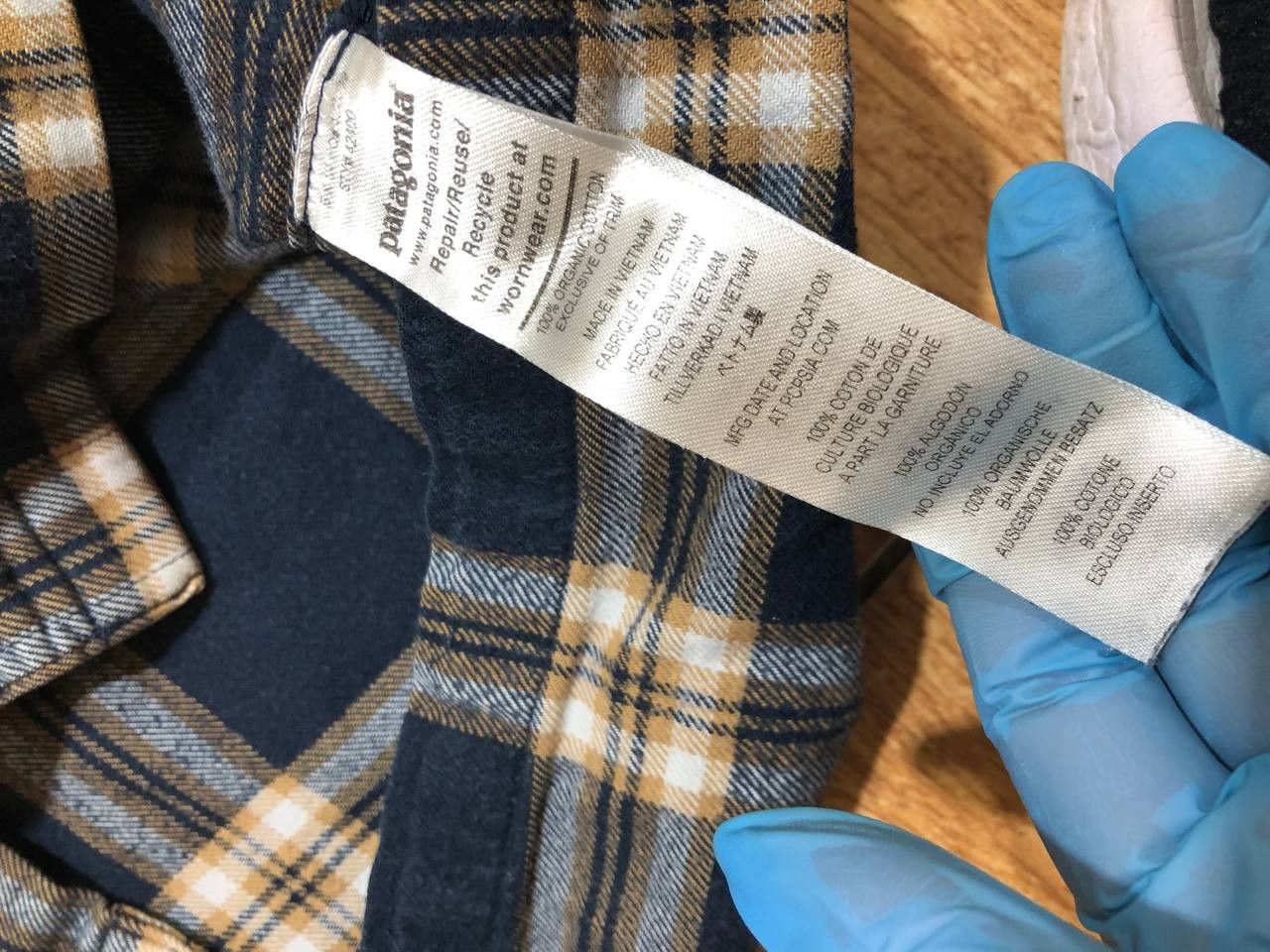 Patagonia Patagonia Cotton Button Up Plaid Long Sleeve Shirt Flannel Size US L / EU 52-54 / 3 - 3 Thumbnail