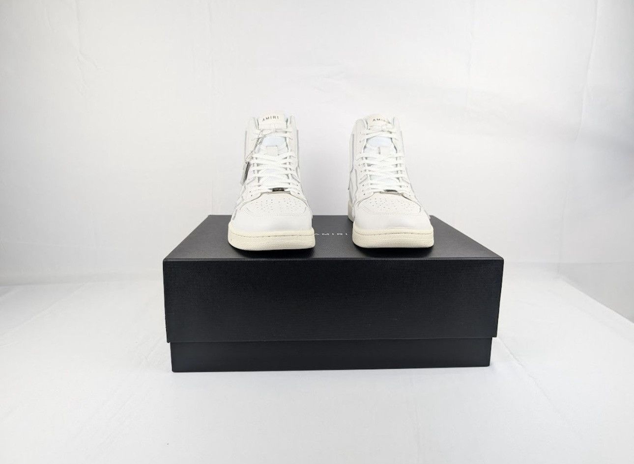 Amiri Skeleton Top High Sneakers in White Size US 11 / EU 44 - 8 Thumbnail