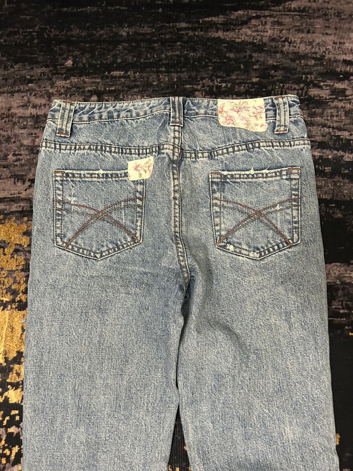 Japanese Brand Vintage Clef De Sol Ripped Jeans Size US 31 - 5 Thumbnail