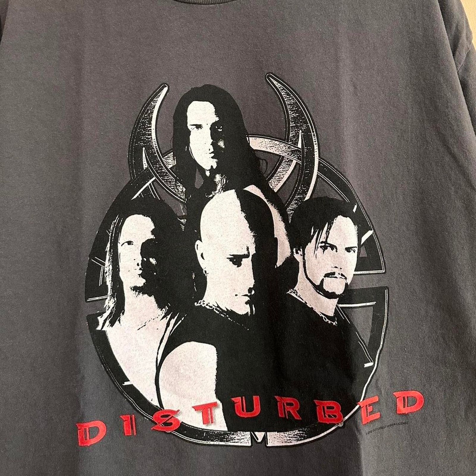 Metallica × Vintage Vintage 2002 Disturbed Band Shirt Size US XL / EU 56 / 4 - 3 Thumbnail