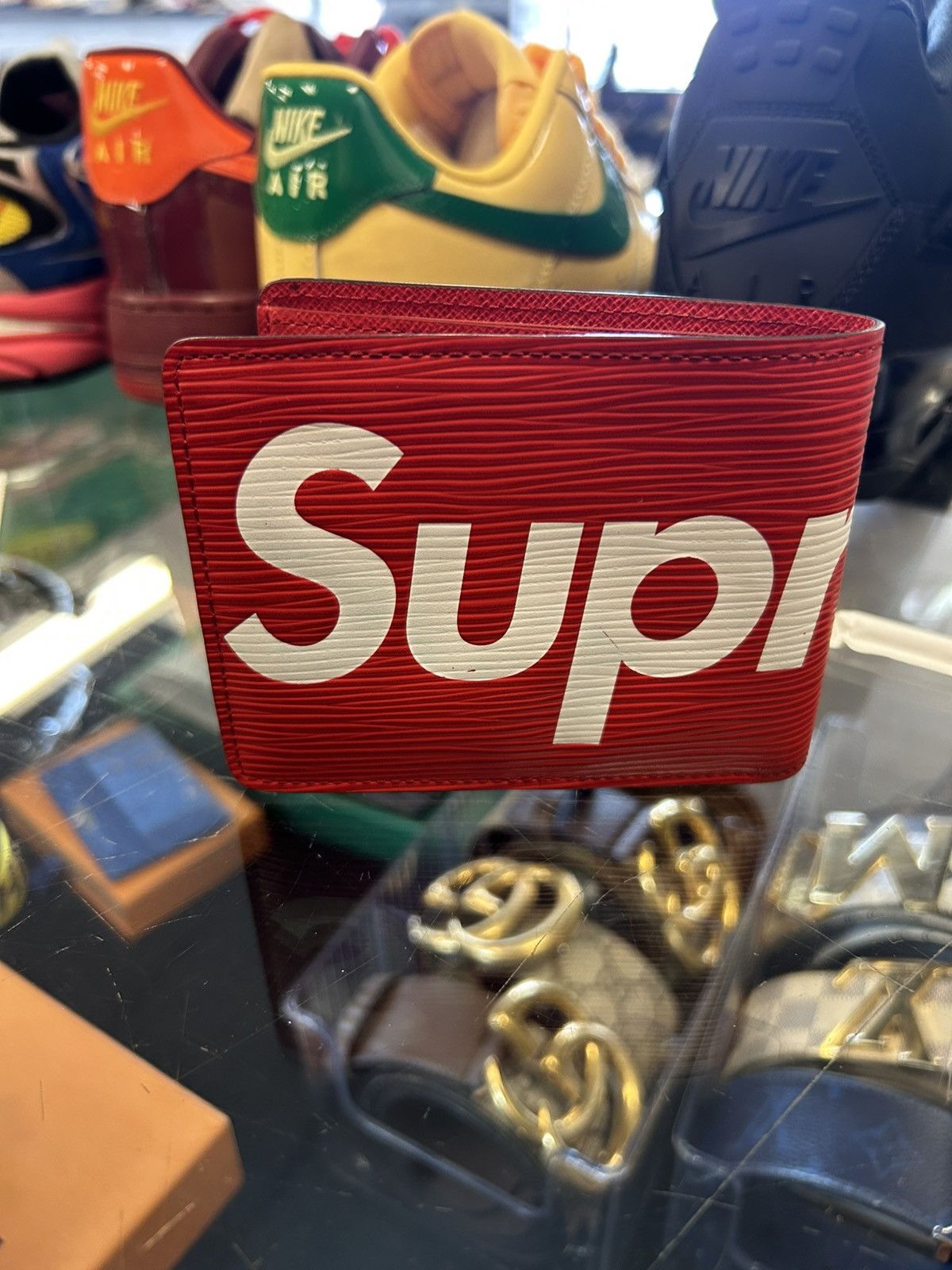 Louis Vuitton × Supreme I’m Louis Vuitton × Supreme Bi-fold Wallet Size ONE SIZE - 6 Thumbnail