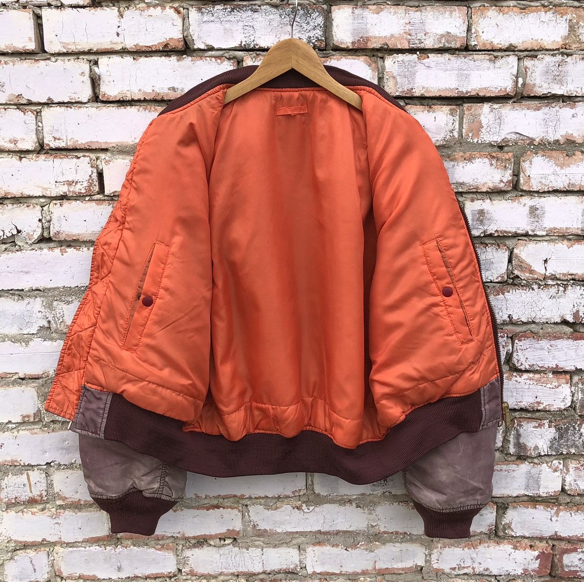 Vintage Vintage Sun Faded Flyers Man Intermediate Ma-1 Bomber Jacket Size US M / EU 48-50 / 2 - 12 Thumbnail