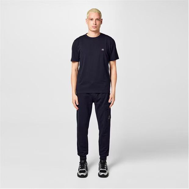 C.P. Company o1y1224 Logo Crewneck T-Shirt in Midnight Blue Size US XS / EU 42 / 0 - 6 Thumbnail