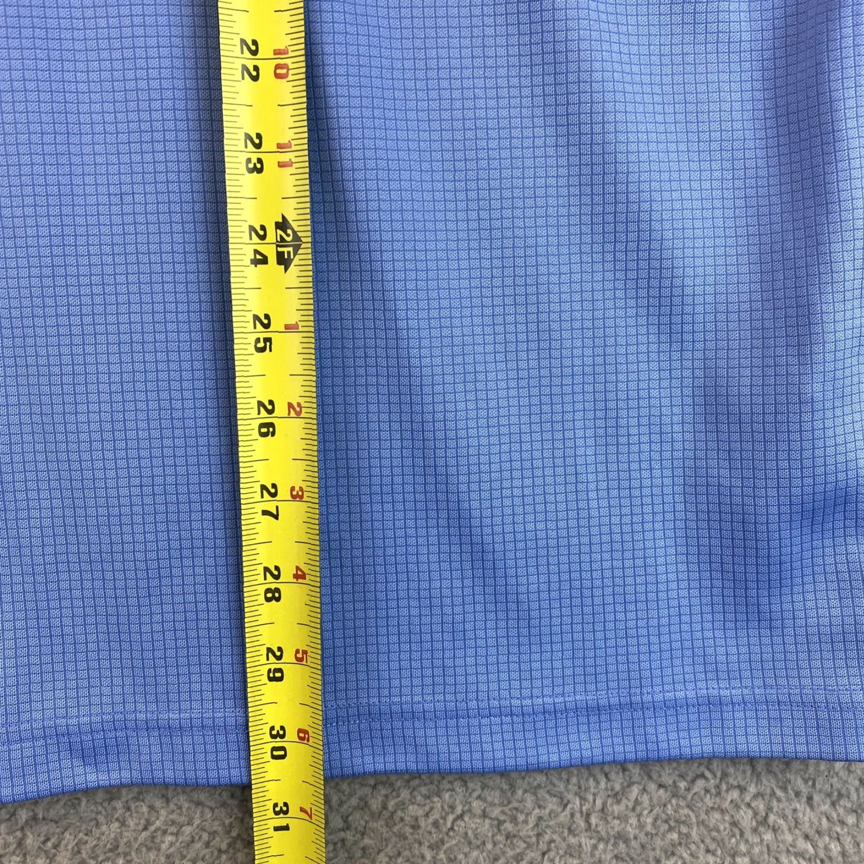 Izod Izod IZOD Men's Golf Blue Active Shirt - Classic Polo 54-24 Regular XL Sleeves Short Button-Down Collared Button-Down Logo Fabric Polyester Nylon? Size US XL / EU 56 / 4 - 6 Thumbnail