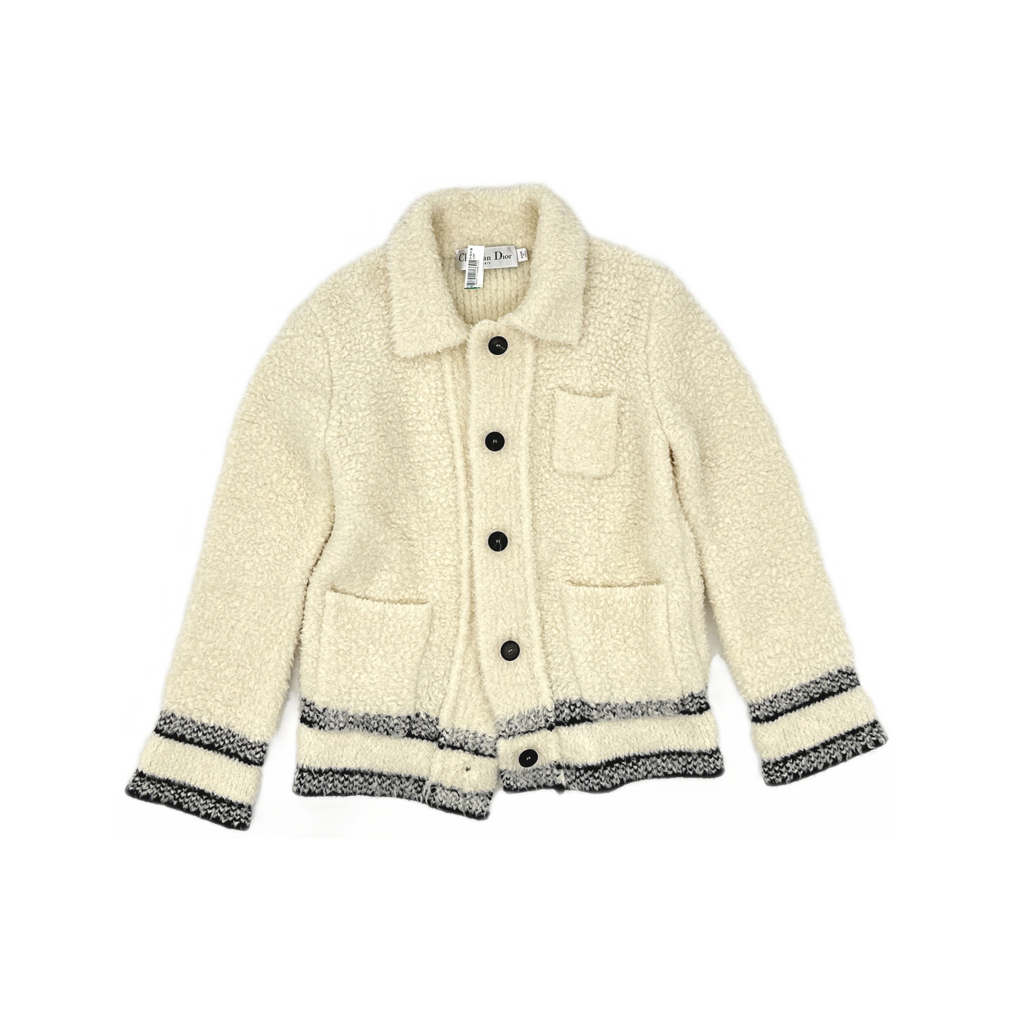 Dior Dior Logo Knit Jacket Size M Size M / US 6-8 / IT 42-44 - 1 Thumbnail