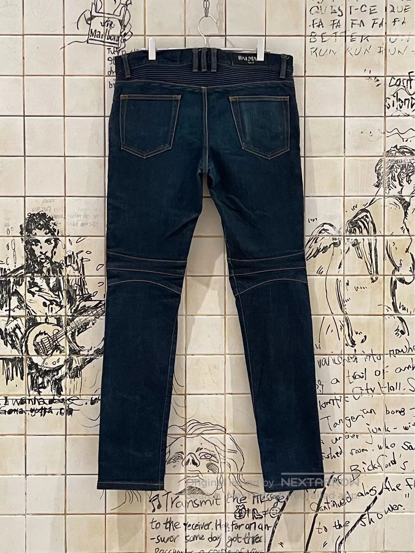 Balmain Balmain Vintage Motorcycle Denim Pants. Size US 30 / EU 46 - 2 Thumbnail