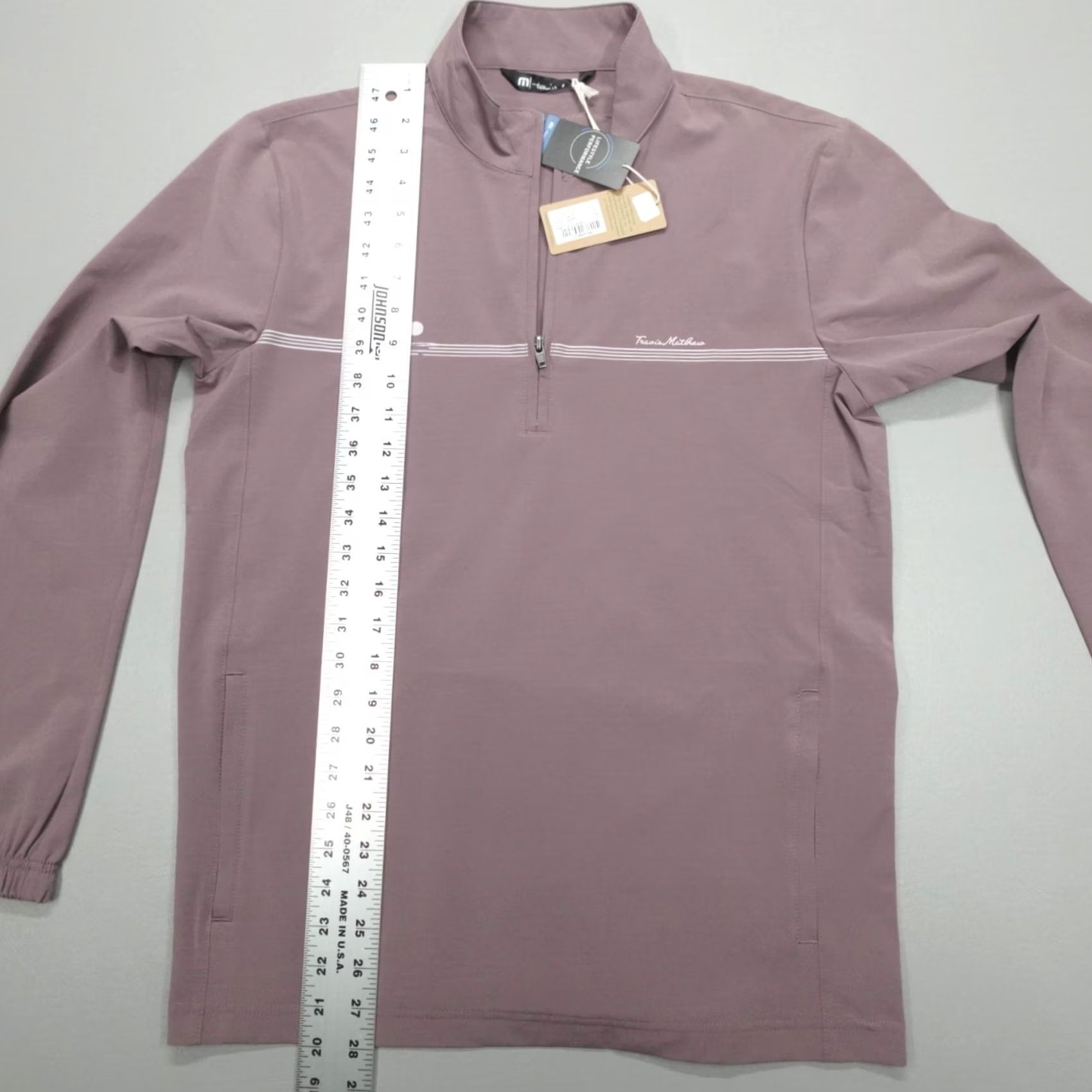 TravisMathew Travis Mathew Golf Pullover Men's 1/4 Zip Unexpected Surprise Size S Flint Size US S / EU 44-46 / 1 - 7 Thumbnail