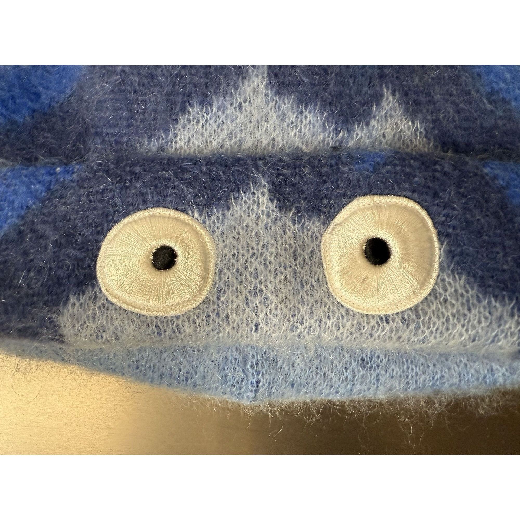 Loewe Loewe X Studio Ghibli Totoro Beanie Hat Blue Camouflage Eyes Size ONE SIZE - 8 Thumbnail