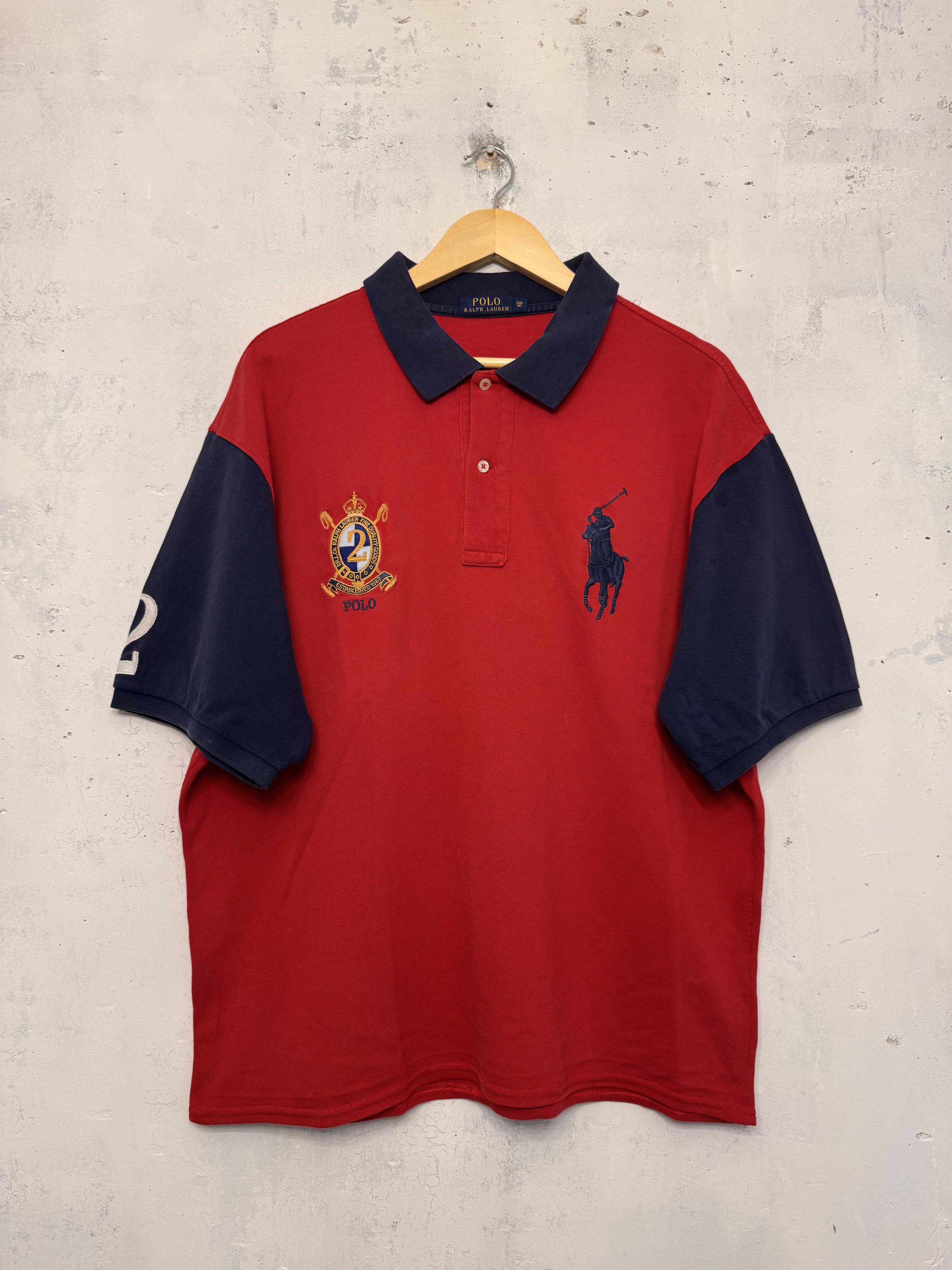 Polo Ralph Lauren Polo Ralph Lauren Vintage 2000s #2 Polo Shirt Size US XXL / EU 58 / 5 - 1 Thumbnail
