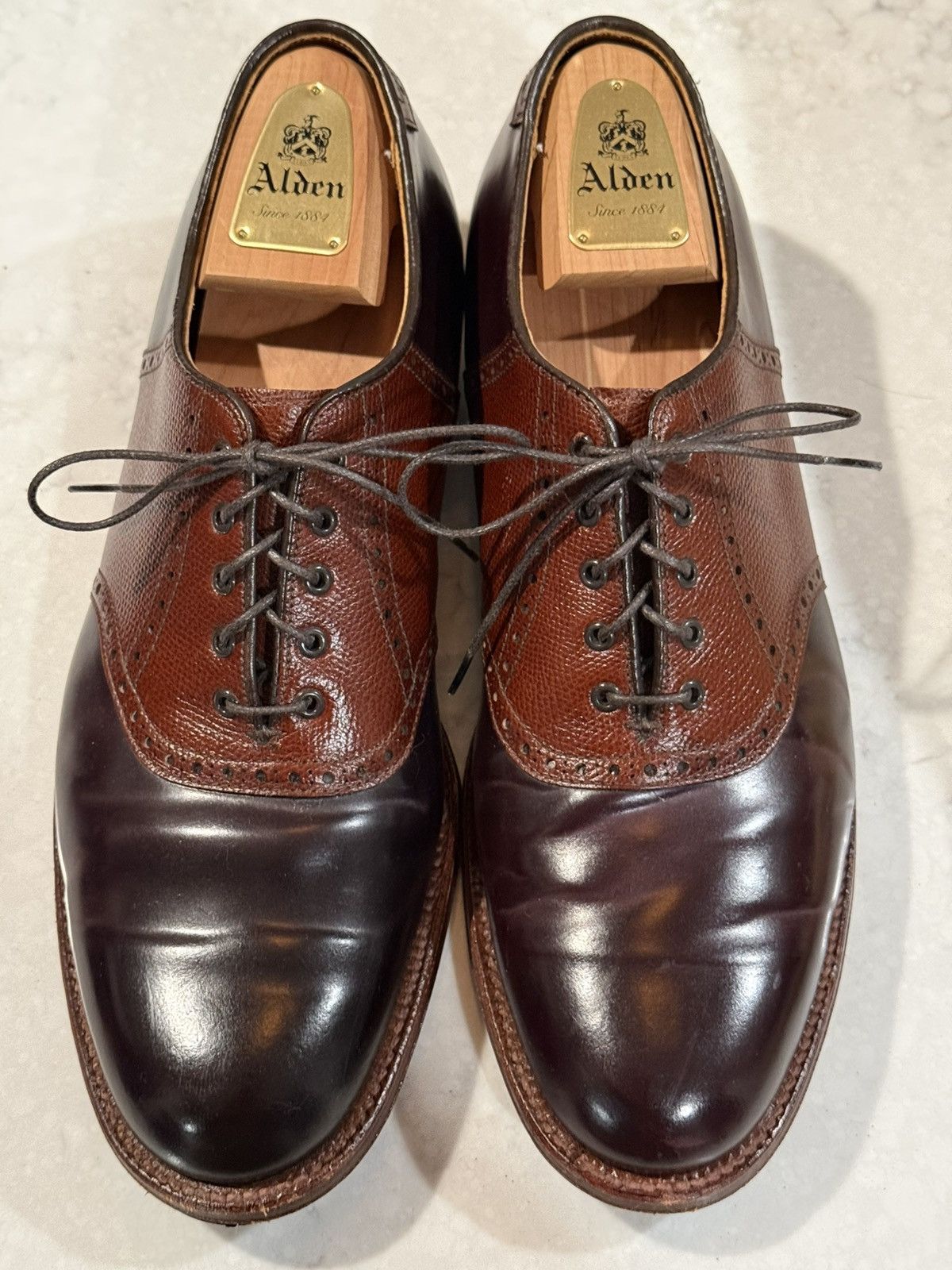 Alden Alden 89920 Saddle Shoe Size US 11 / EU 44 - 1 Thumbnail