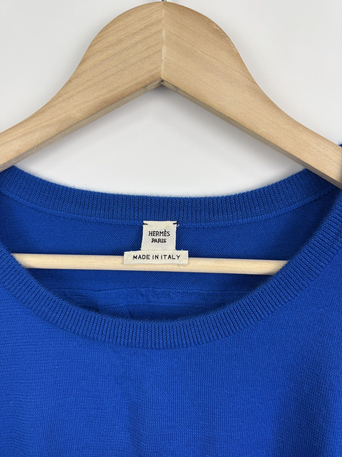 Hermes 🇮🇹 Hermes Paris 100% Cashmere Sweater with Back Slit Italy Size XS / US 0-2 / IT 36-38 - 4 Thumbnail