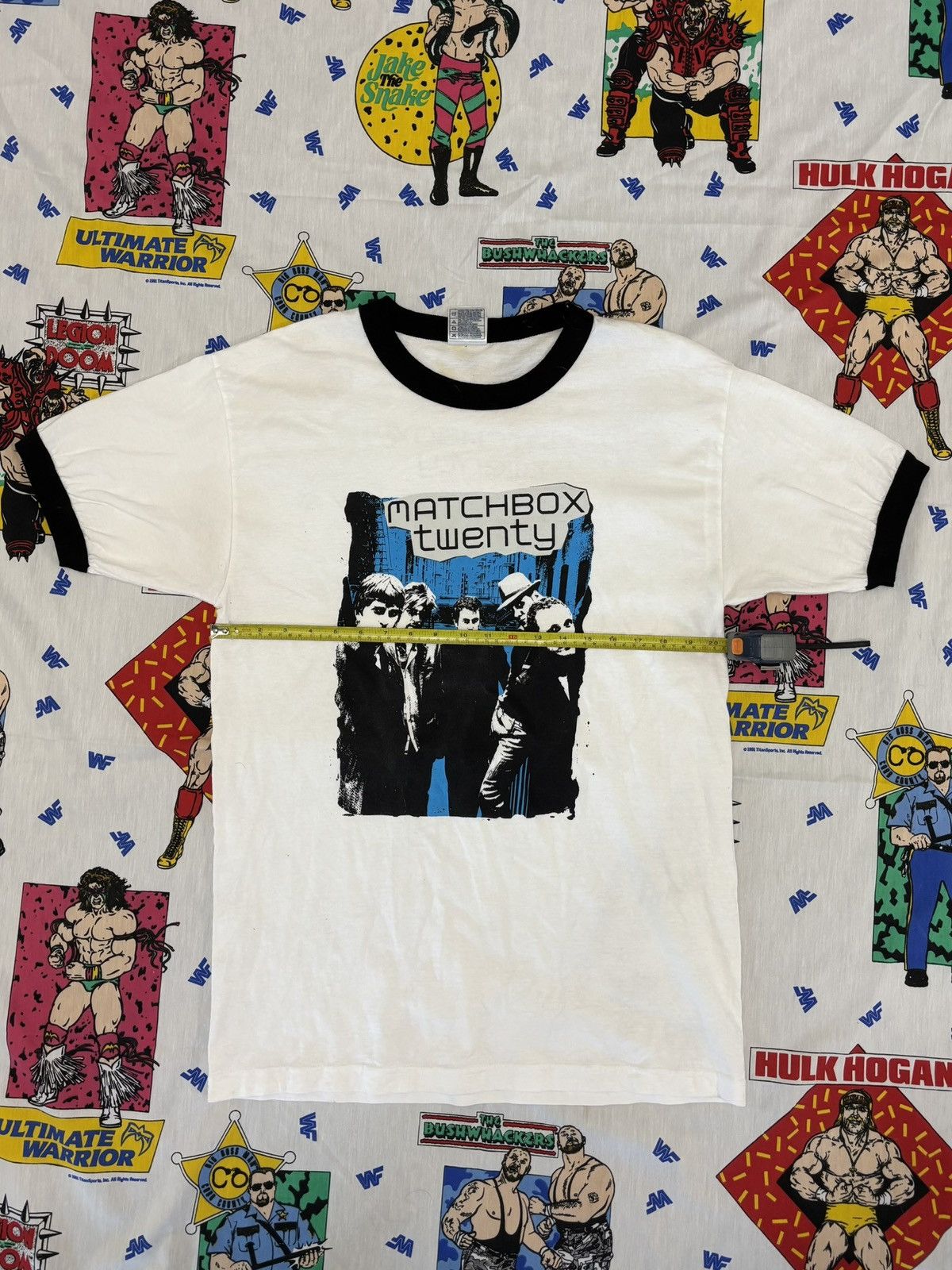 Other Matchbox Twenty band tee, white black accents single stitch Size US M / EU 48-50 / 2 - 3 Thumbnail