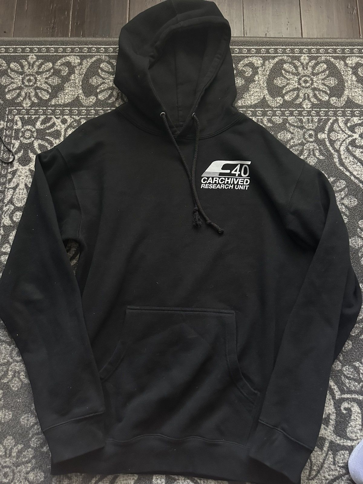 Vintage Vintage Carchived black hoodie vol. 2 Ferrari F40 Size US M / EU 48-50 / 2 - 2 Thumbnail