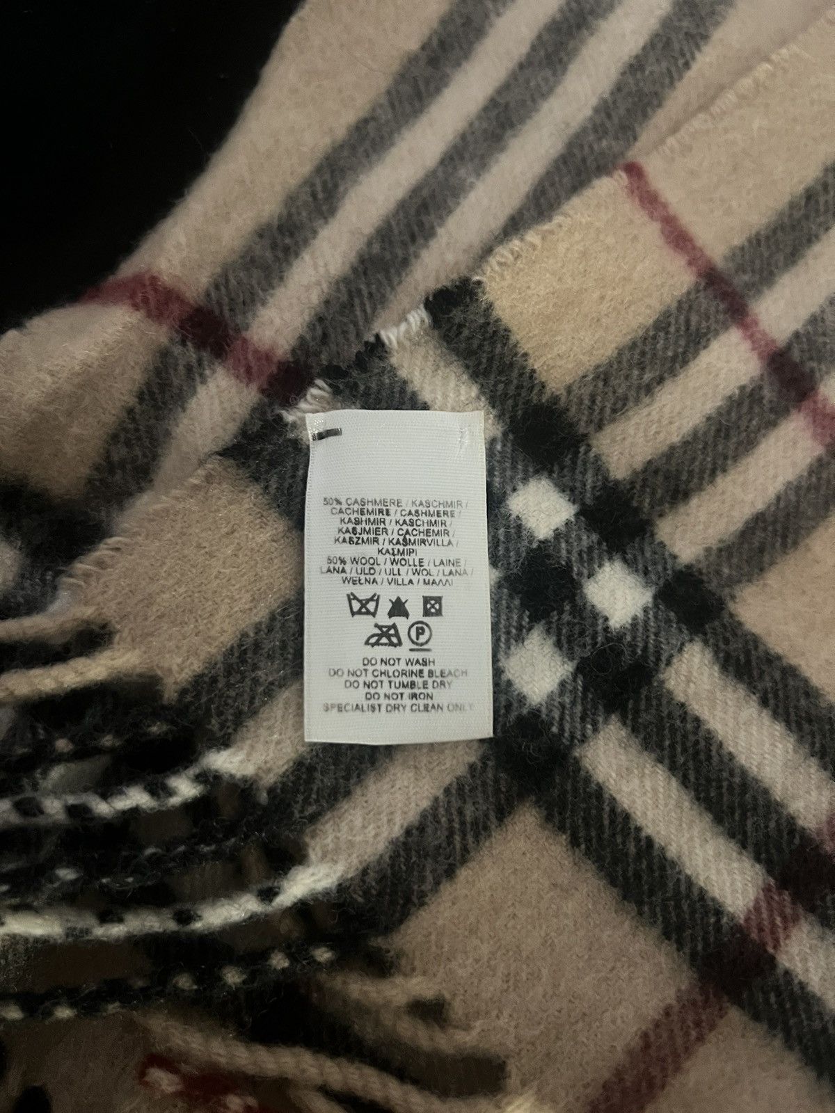 Burberry Burberry classic check cashmere scarf Size ONE SIZE - 4 Thumbnail