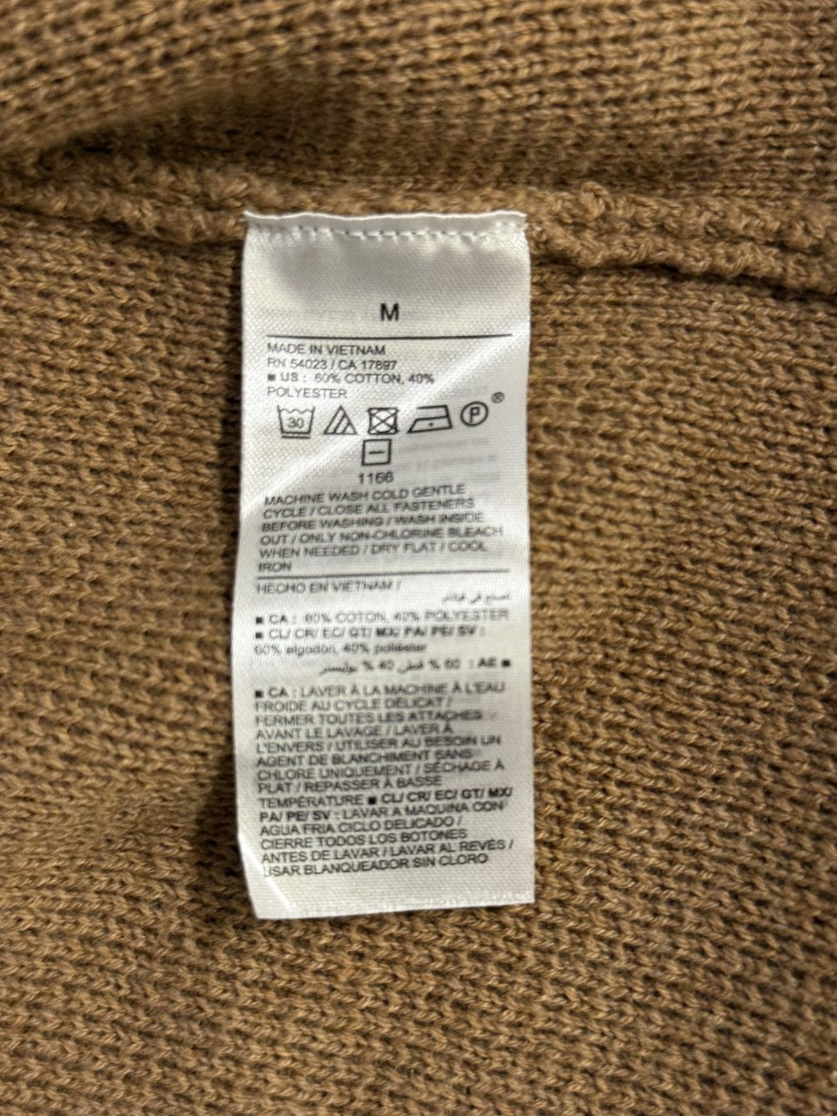 Other Brown Button Up Cardigan Sweater (MEDIUM) Size US M / EU 48-50 / 2 - 4 Thumbnail