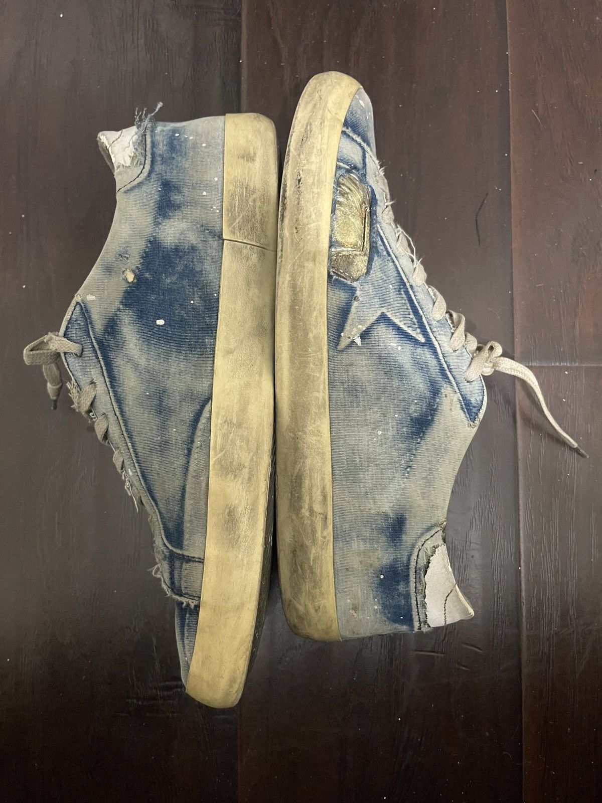 Golden Goose Golden goose superstar denim blue Size US 9 / EU 42 - 4 Thumbnail