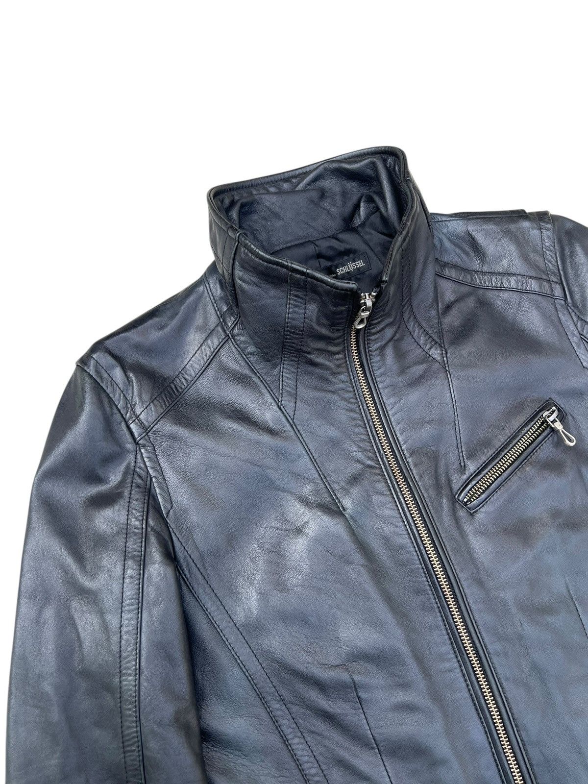 Schlussel Schlussel Japan Patina Sheepskin Leather Jacket Size US S / EU 44-46 / 1 - 6 Thumbnail