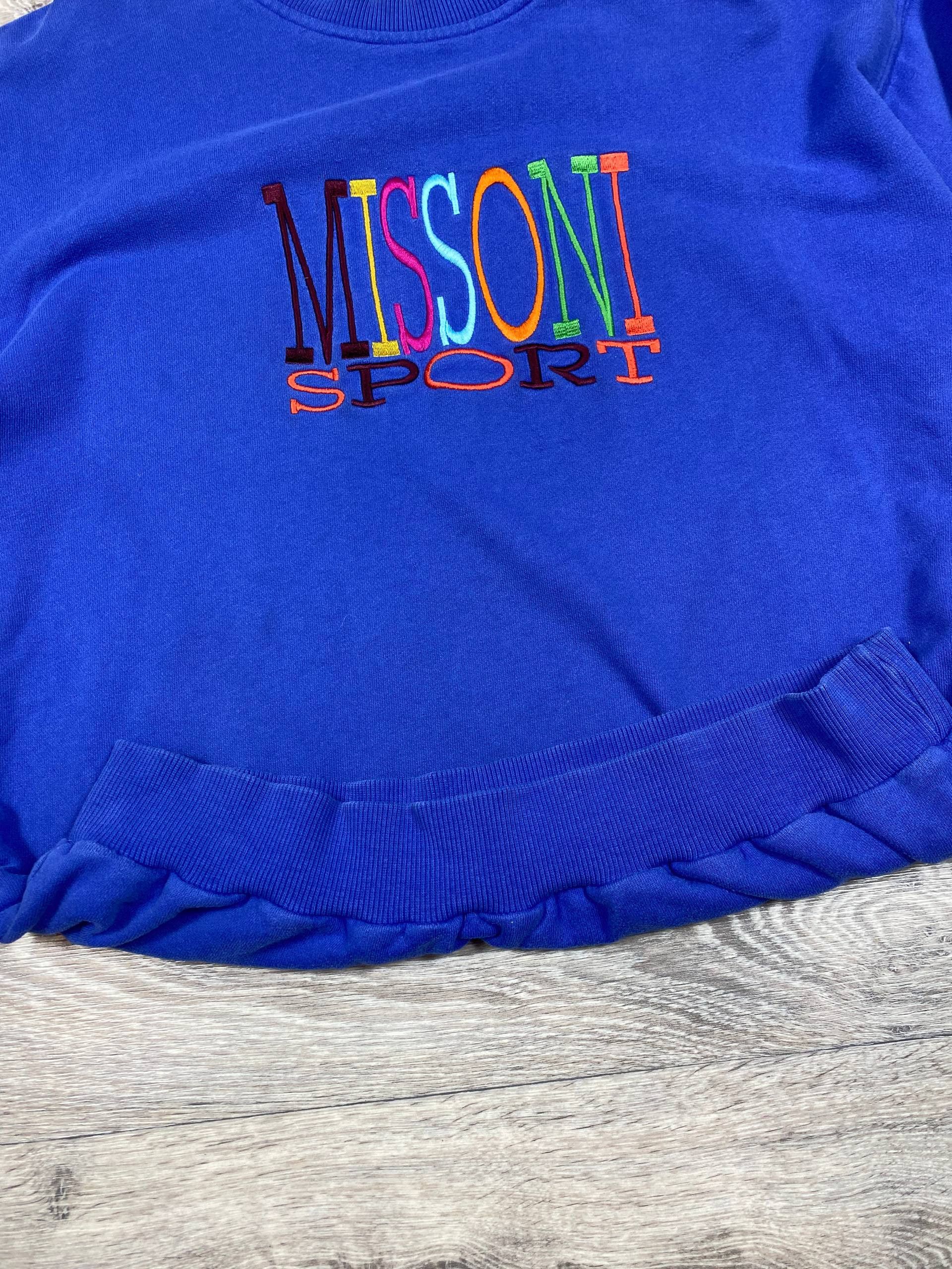 Missoni Vintage 80's MISSONI SPORT cotton t-SHIRT SIZE S RARE Size US S / EU 44-46 / 1 - 2 Thumbnail