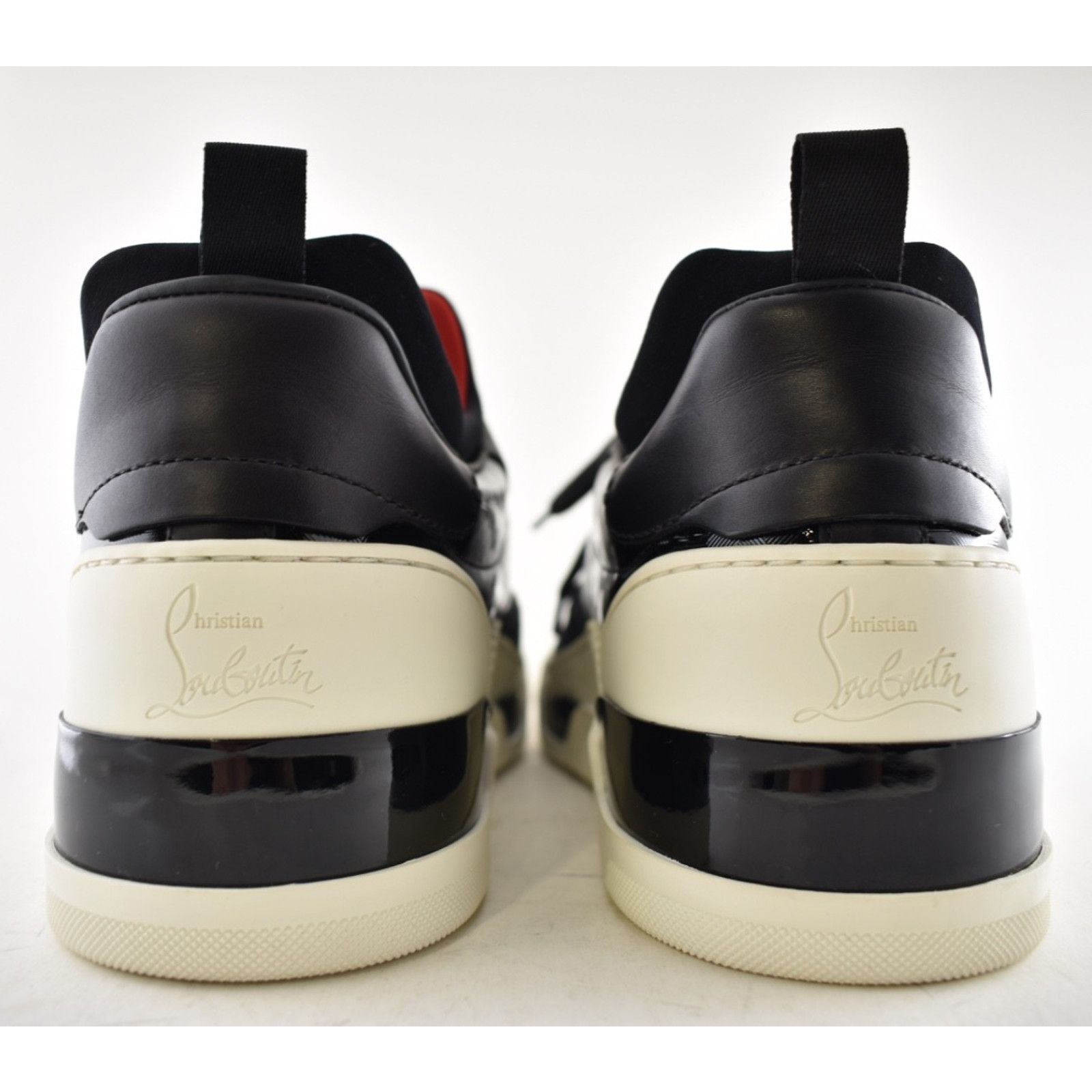 Christian Louboutin Christian Louboutin Aurelien Flat Black White Sneaker 44 11 Size US 11 / EU 44 - 11 Thumbnail