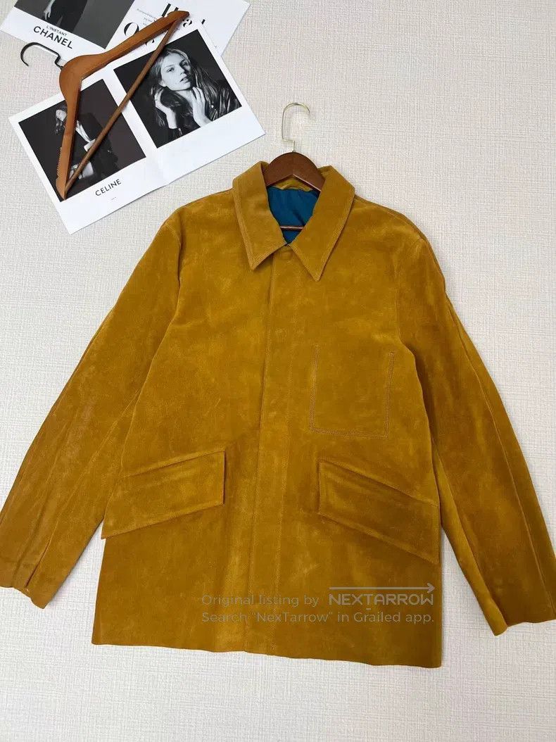 Acne Studios Acne Studios Cowhide solid color lapel leather jacket Size US L / EU 52-54 / 3 - 2 Thumbnail