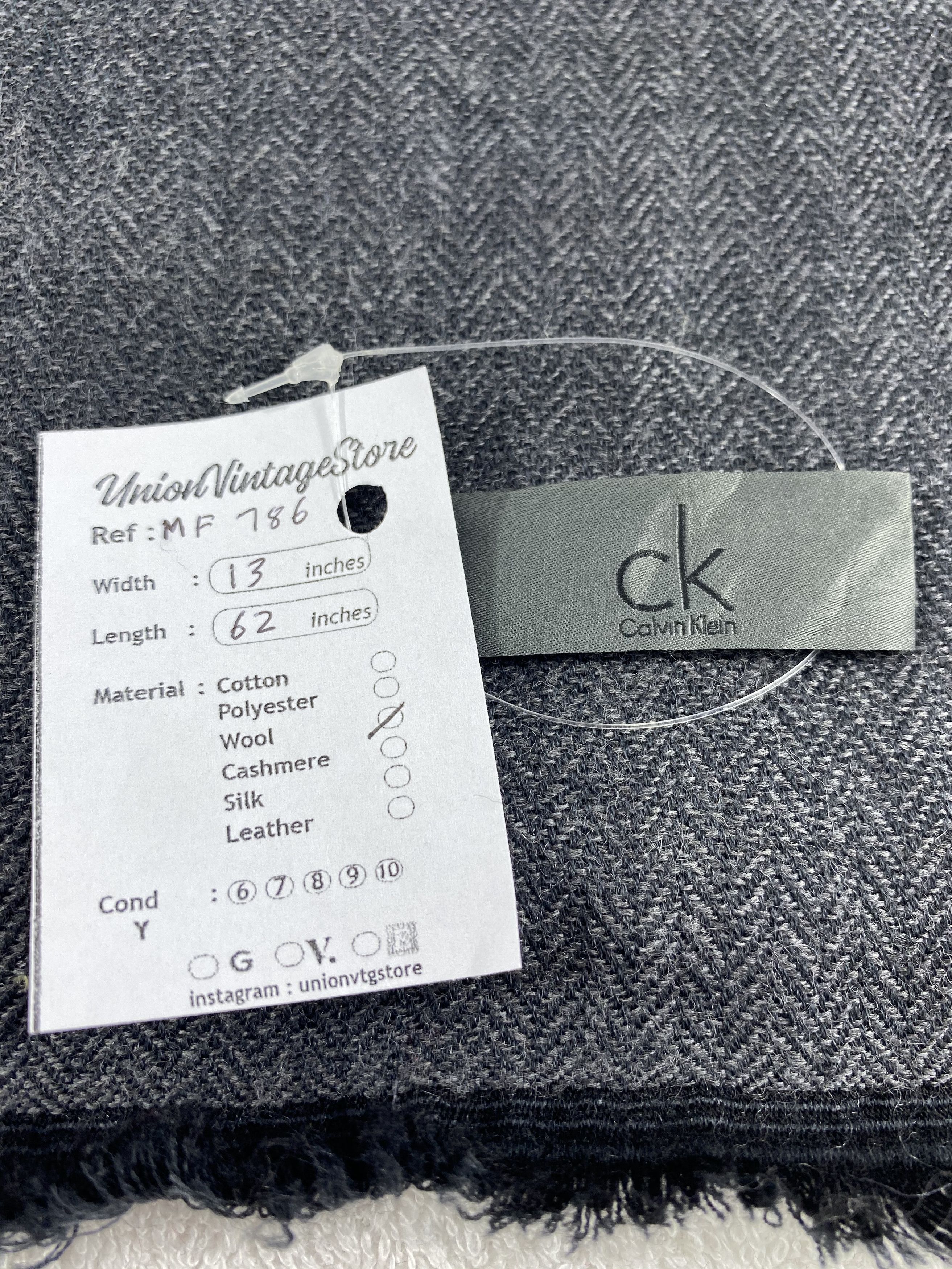 Calvin Klein Vintage Calvin Klein Scarf/Muffler/Neckwear MF786 Size ONE SIZE - 5 Thumbnail