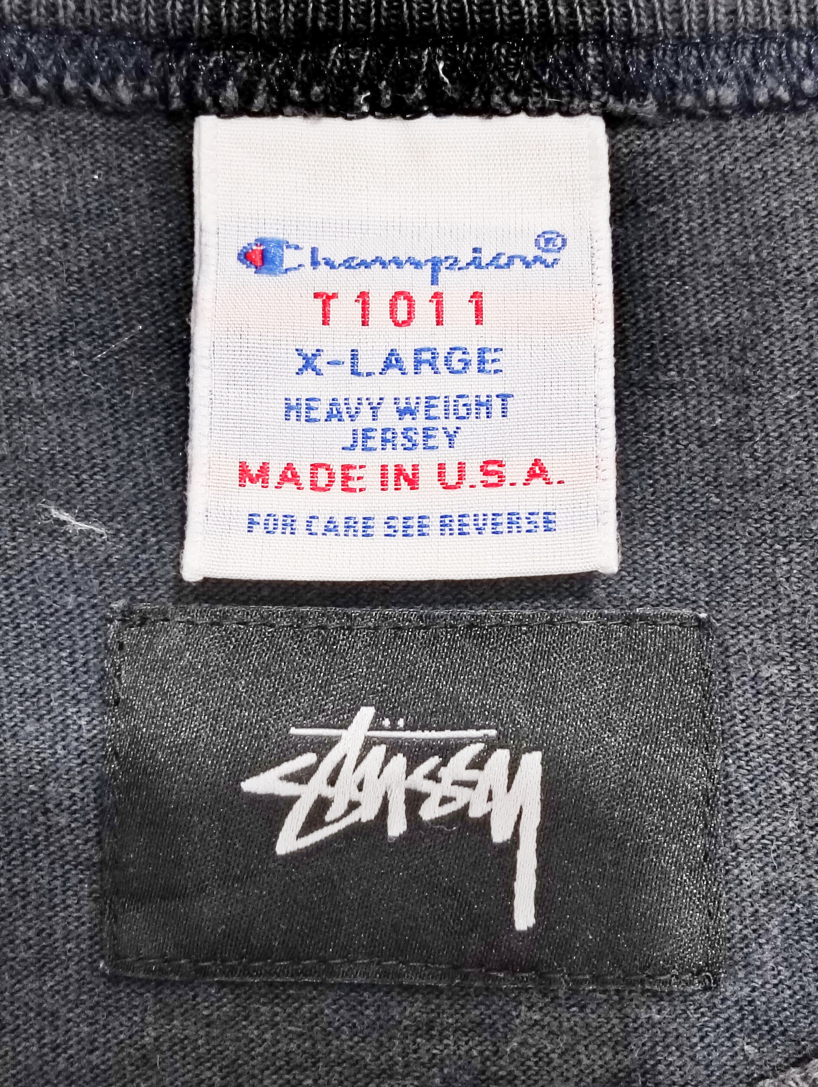 Champion × Stussy 🔥 Stussy x Champion, T1011 Tokyo Chapter Tee 🔥 Size US XL / EU 56 / 4 - 2 Thumbnail
