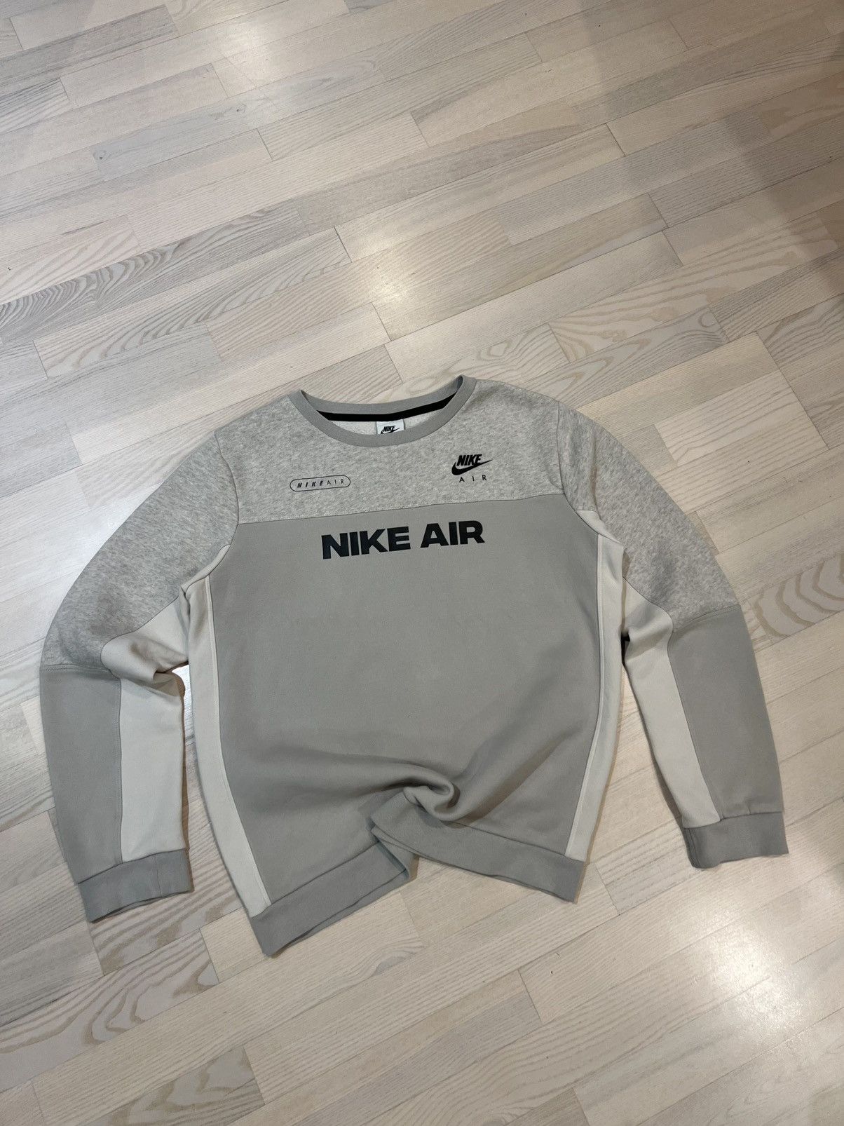 Nike offers🤝/ Nike Air grey sweatshirt 💫 Size US M / EU 48-50 / 2 - 2 Thumbnail