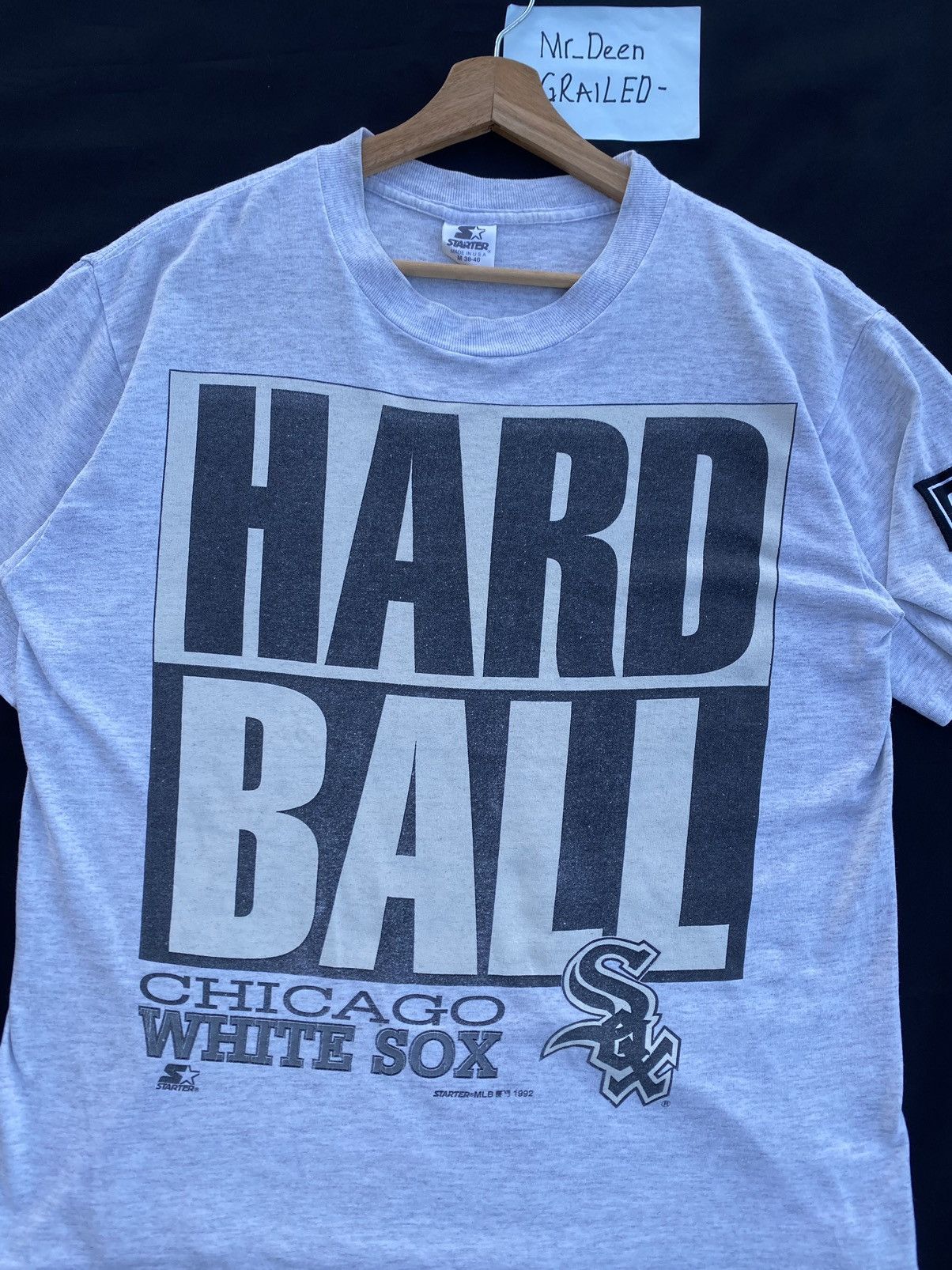 MLB Rare Vintage 1992s Chicago White SOX MLB x Starter Tshirt Size US M / EU 48-50 / 2 - 5 Thumbnail