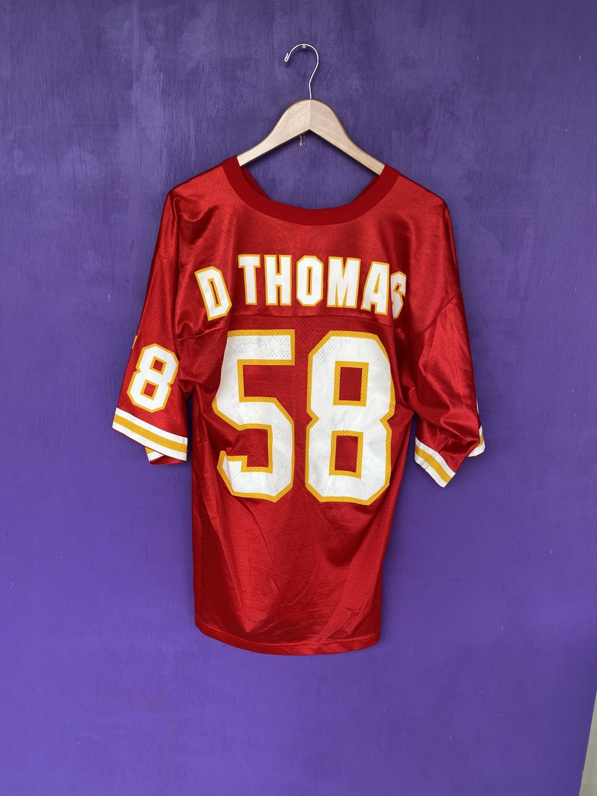 Russell Athletic Vintage 80s Russell athletic Chiefs Derrick Thomas jersey Size US L / EU 52-54 / 3 - 2 Thumbnail